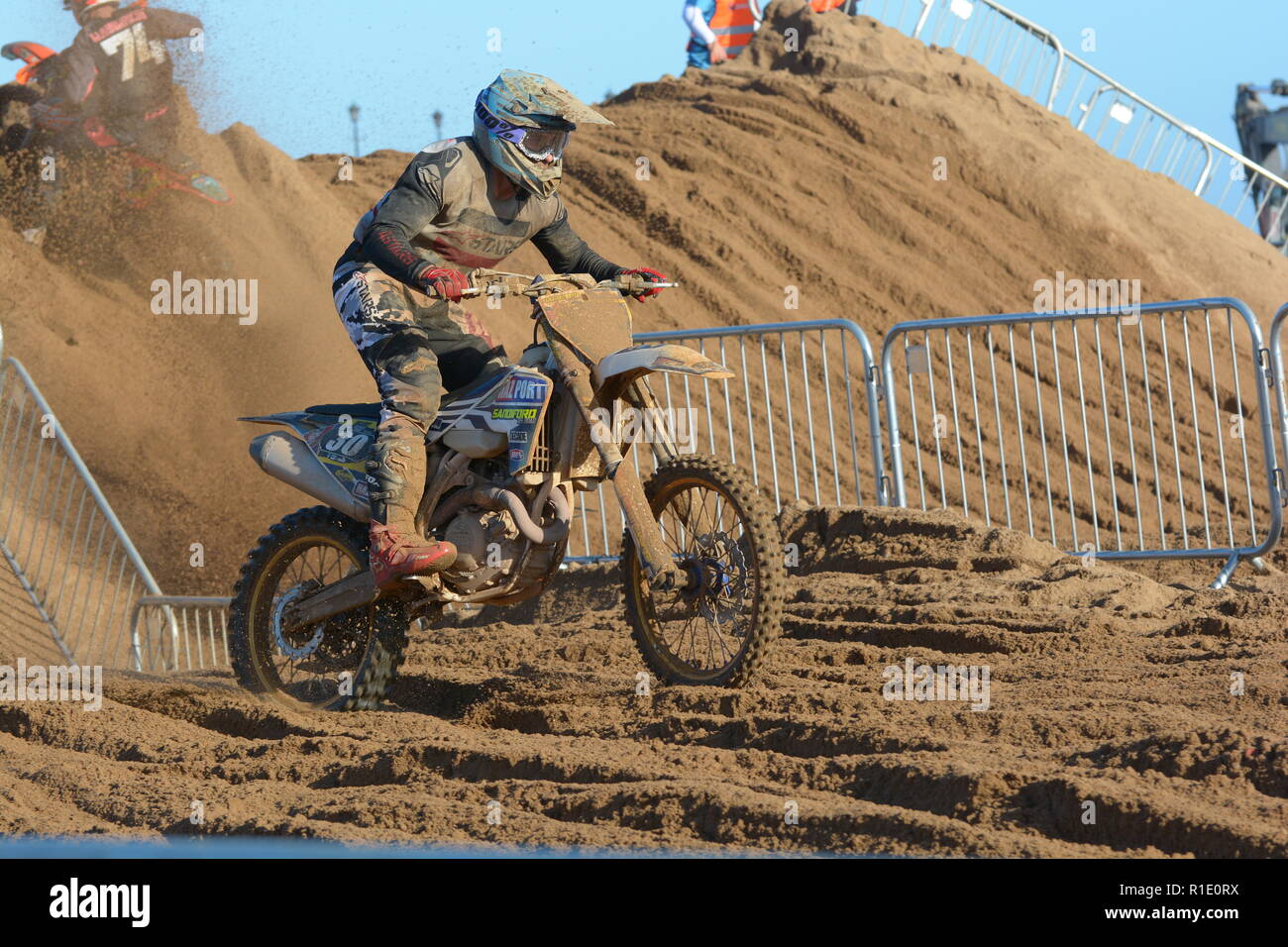 Plage de Skegness race Les 10 et 11 novembre 2018. Enduro, Motocross, side-car et quad racing sur le sable Banque D'Images Plage de Skegness race Les 10 et 11 novembre 2018. Enduro, Motocross, side-car et quad racing sur le sable Banque D'Images