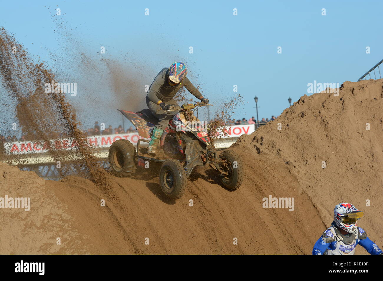 Plage de Skegness race Les 10 et 11 novembre 2018. Enduro, Motocross, side-car et quad racing sur le sable Banque D'Images Plage de Skegness race Les 10 et 11 novembre 2018. Enduro, Motocross, side-car et quad racing sur le sable Banque D'Images