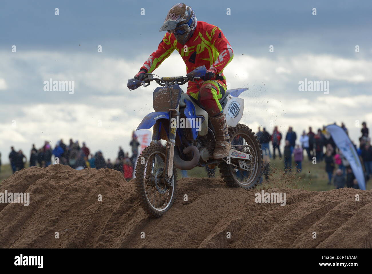 Plage de Skegness race Les 10 et 11 novembre 2018. Enduro, Motocross, side-car et quad racing sur le sable Banque D'Images Plage de Skegness race Les 10 et 11 novembre 2018. Enduro, Motocross, side-car et quad racing sur le sable Banque D'Images