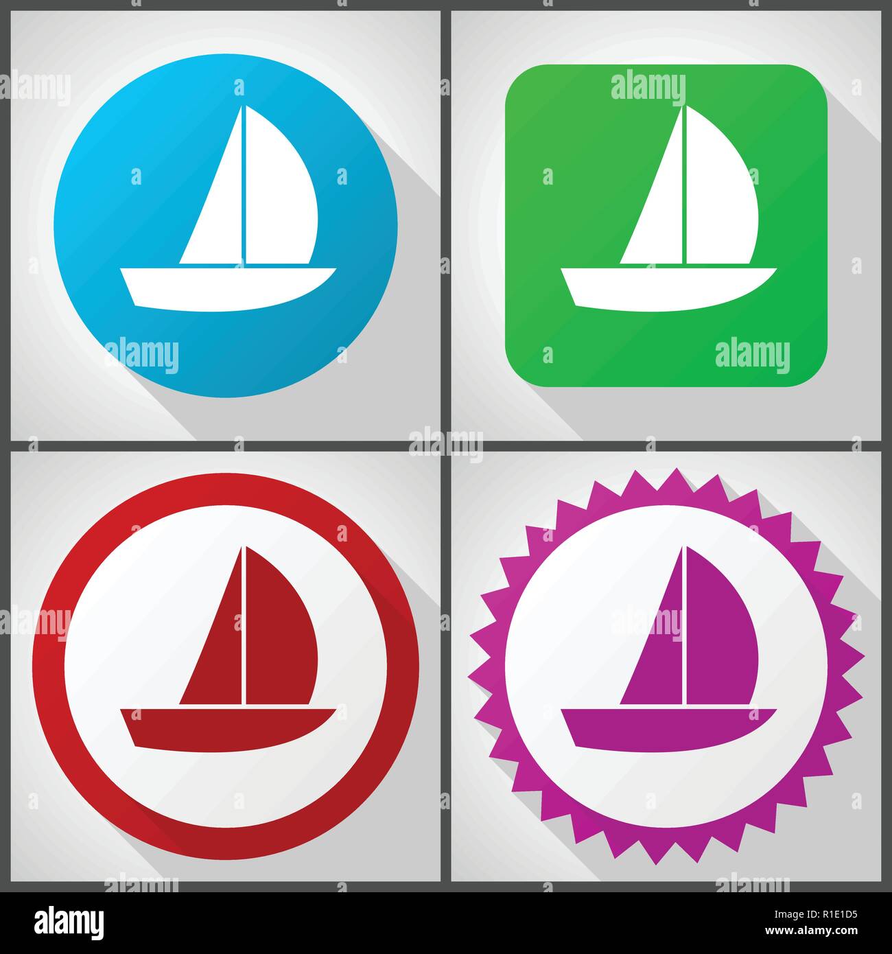 Vector icons avec 4 options. Location de télévision design icon set facile à éditer en eps 10. Illustration de Vecteur