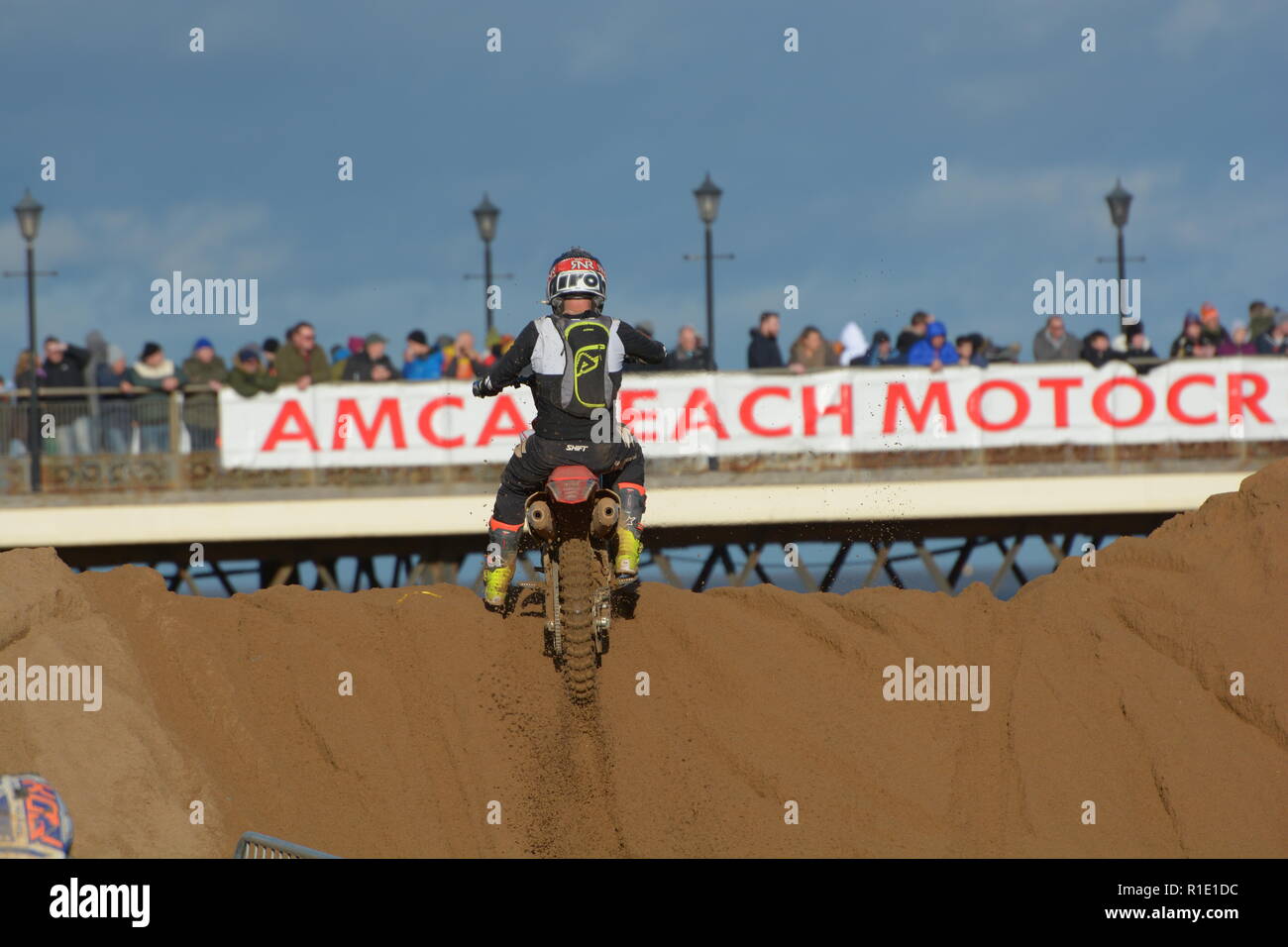 Plage de Skegness race Les 10 et 11 novembre 2018. Enduro, Motocross, side-car et quad racing sur le sable Banque D'Images Plage de Skegness race Les 10 et 11 novembre 2018. Enduro, Motocross, side-car et quad racing sur le sable Banque D'Images