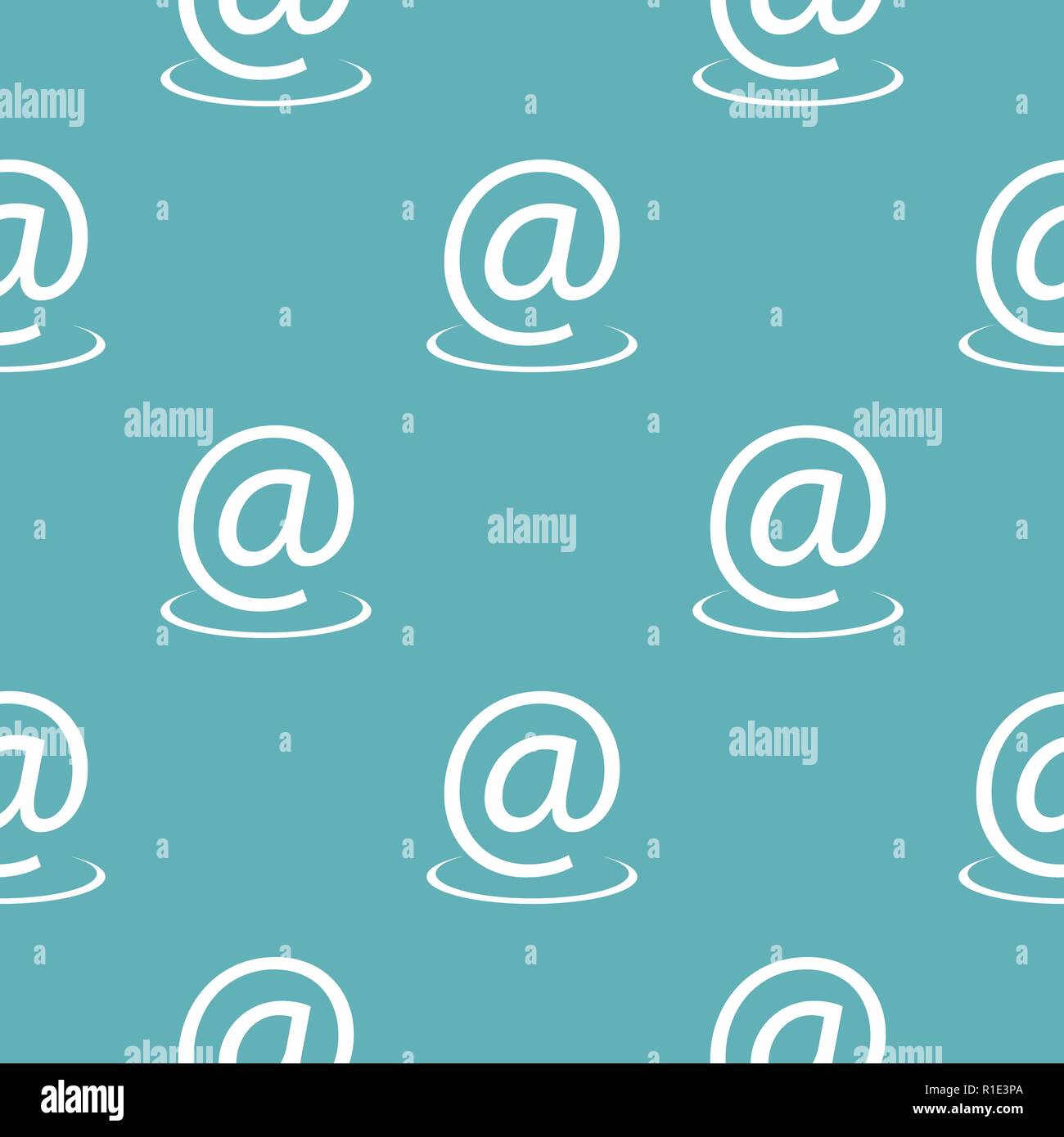 Adresse e-mail sans motif bleu. Illustration simple de modèle vecteur géométrique sans répéter l'arrière-plan Illustration de Vecteur