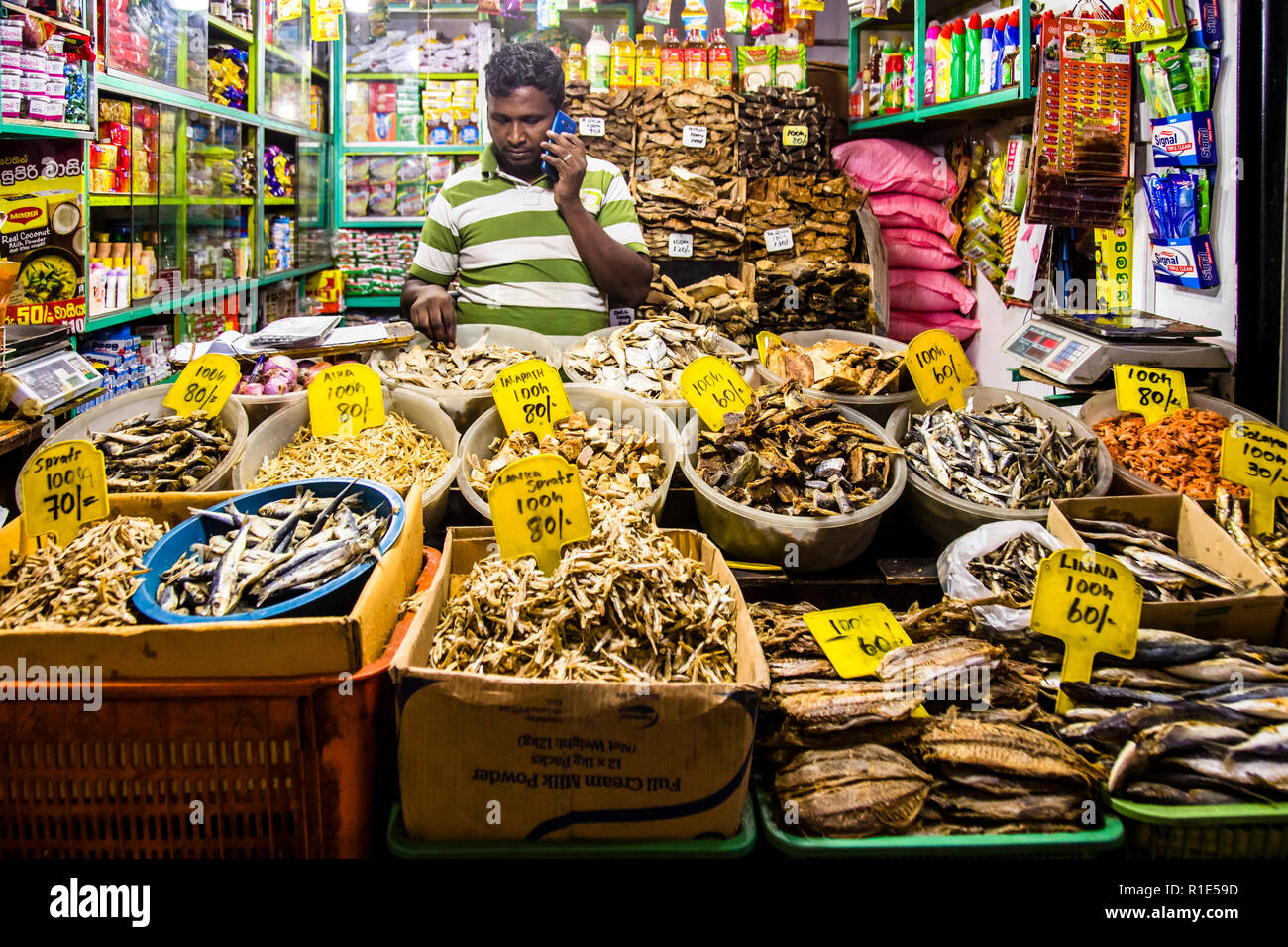 Sri lanka fruit store Banque de photographies et d’images à haute
