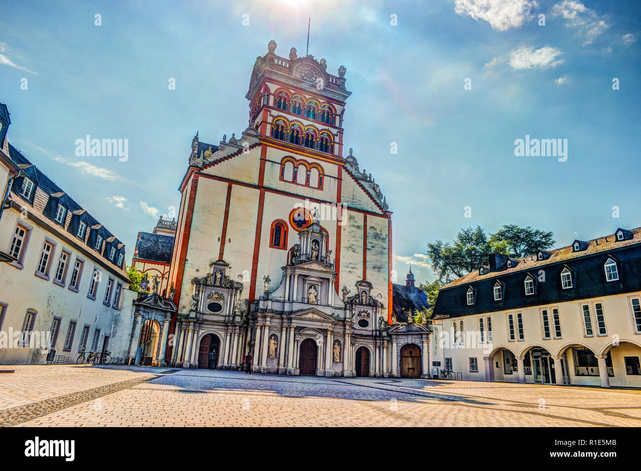Célèbre Abbaye Saint Matthias ou Benediktinerabtei à Trèves, St. Banque D'Images