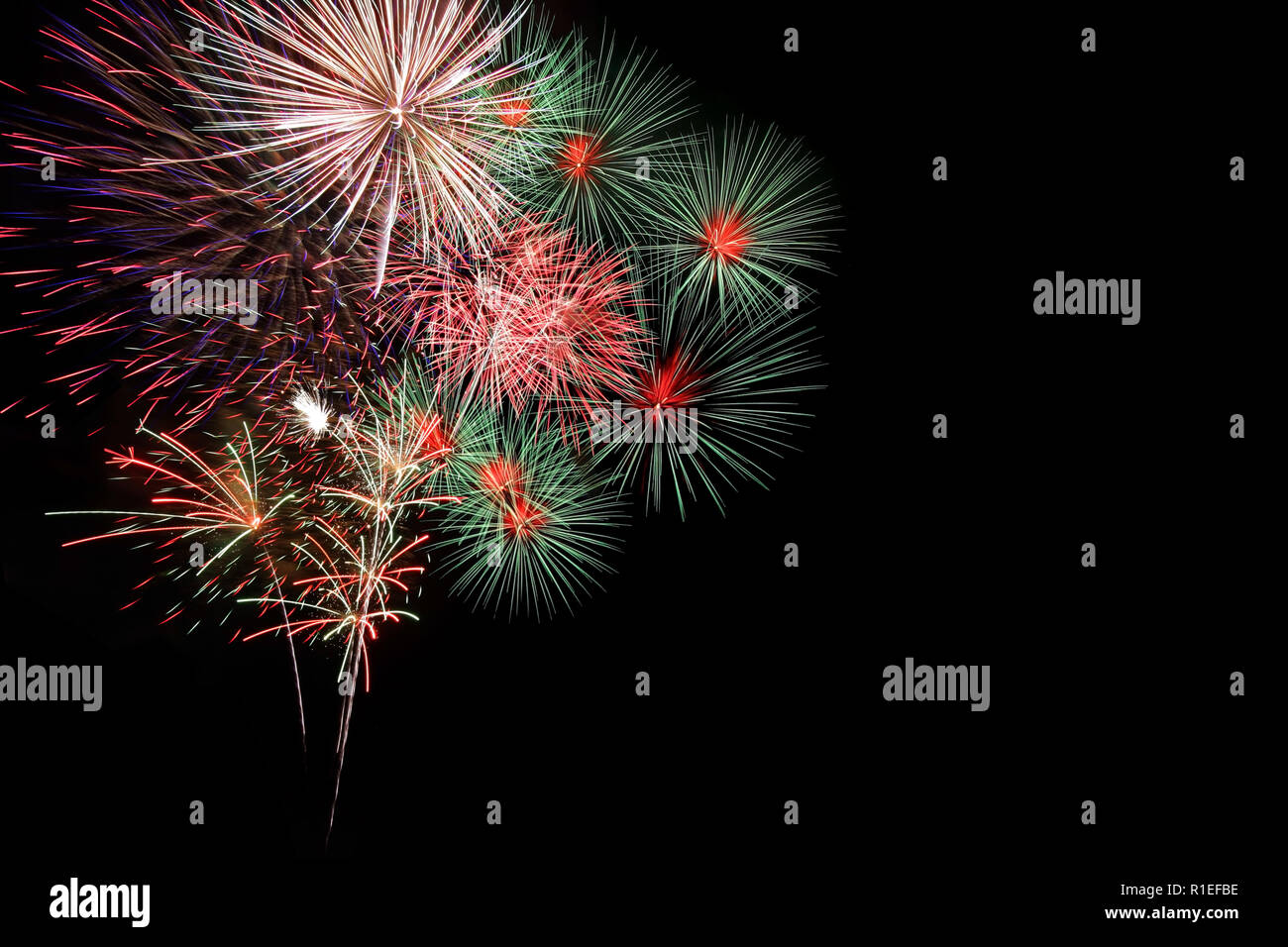 Bonne année comme artifice célébrer background Banque D'Images