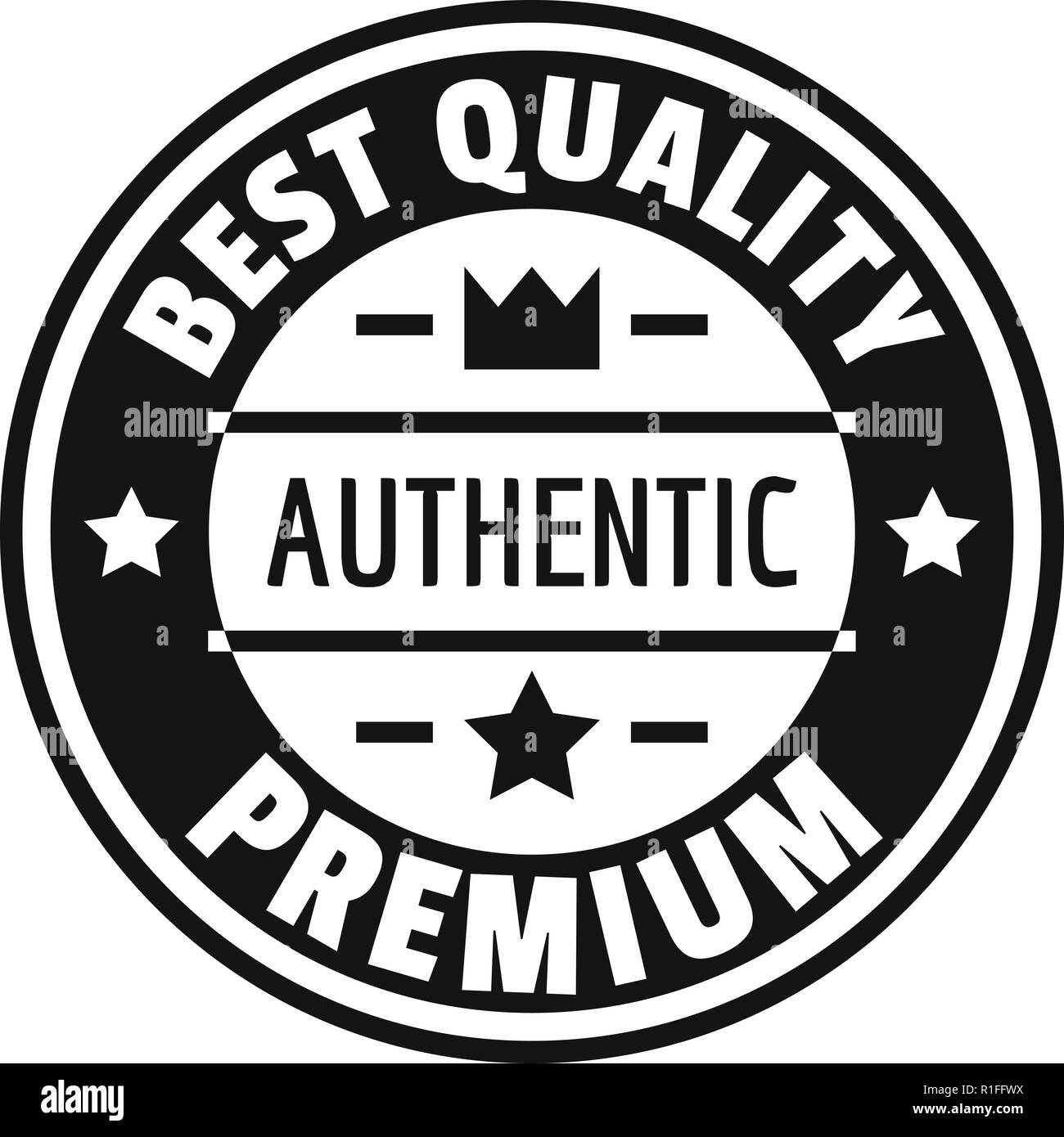 Logo de la meilleure qualité. Simple illustration de meilleure qualité logo vector for web Illustration de Vecteur