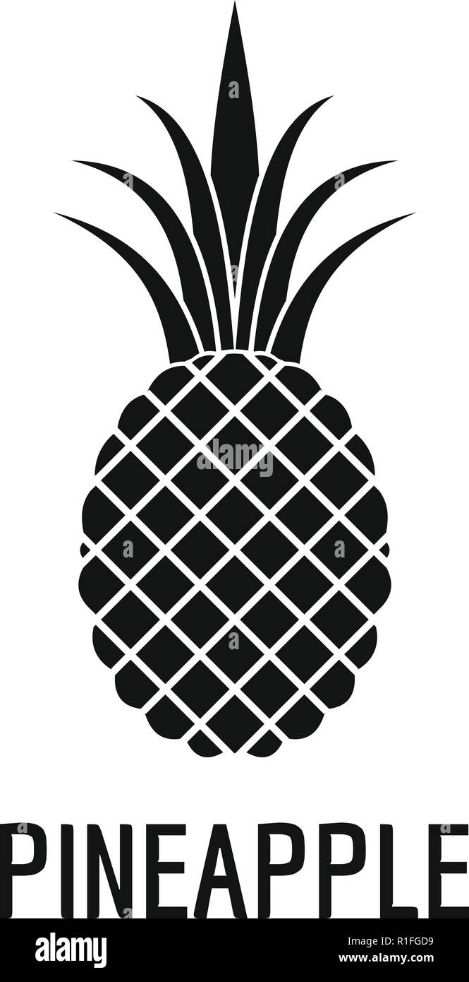 L'icône d'ananas. Simple illustration de l'icône vecteur d'ananas pour le web Illustration de Vecteur