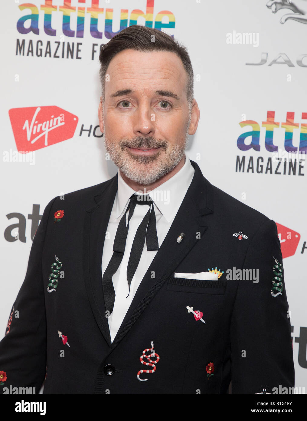 L'attitude Awards 2018 - Arrivées avec : David Furnish Où : London, Royaume-Uni Quand : 11 Oct 2018 Source : WENN.com Banque D'Images