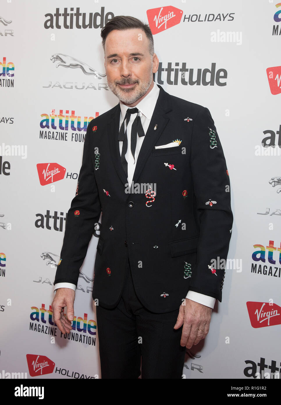 L'attitude Awards 2018 - Arrivées avec : David Furnish Où : London, Royaume-Uni Quand : 11 Oct 2018 Source : WENN.com Banque D'Images