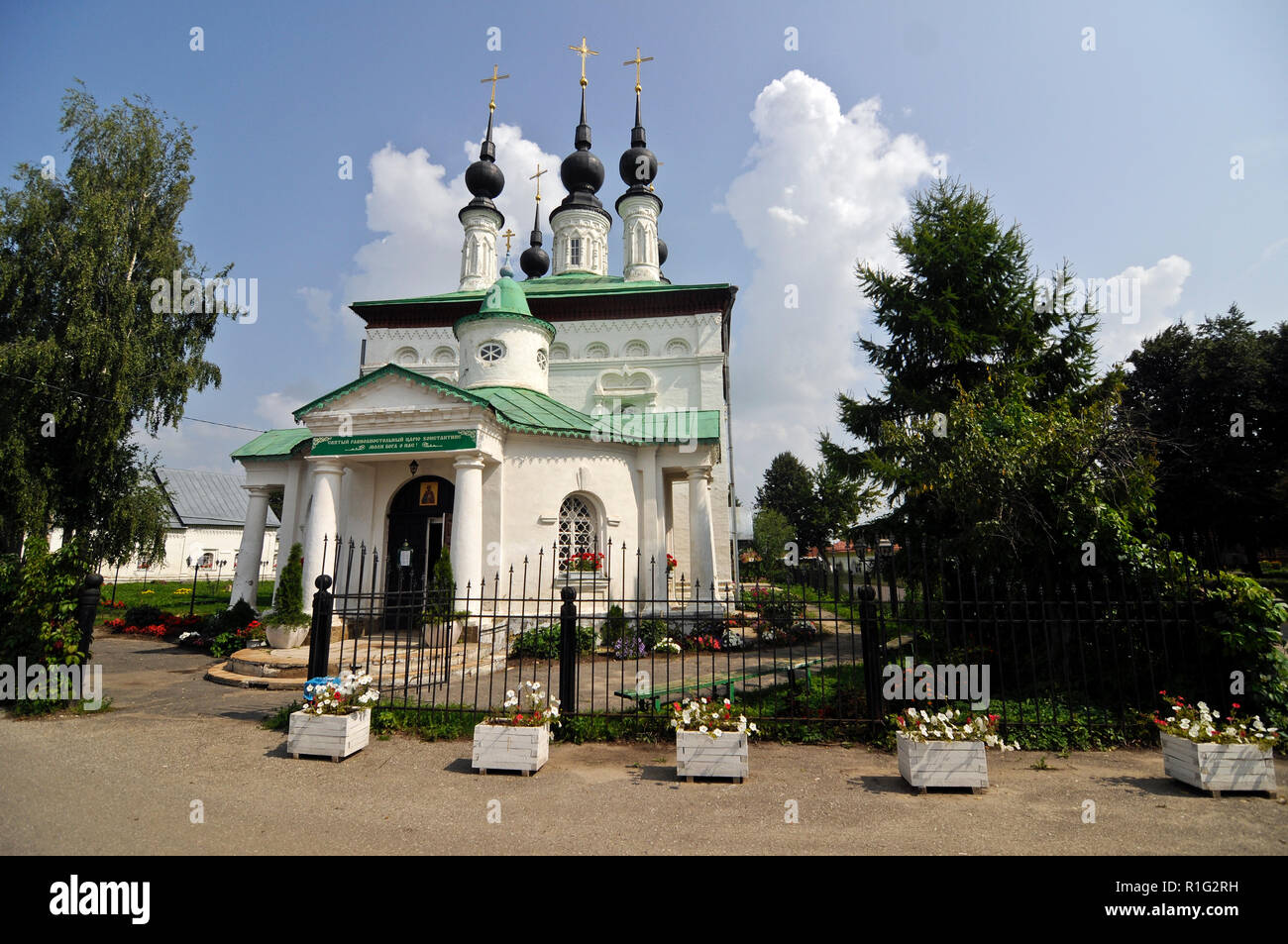 L'Empereur Constantin, l'Église, la Russie Souzdal Banque D'Images