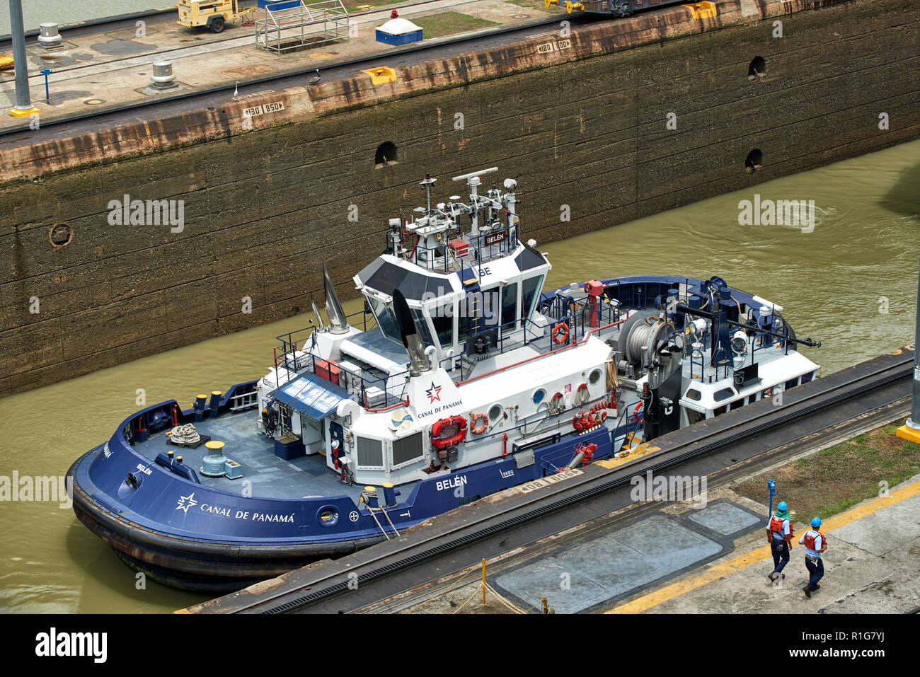 Canal de Panama, Panama, République de Panama, en Amérique centrale, l'Amérique Banque D'Images