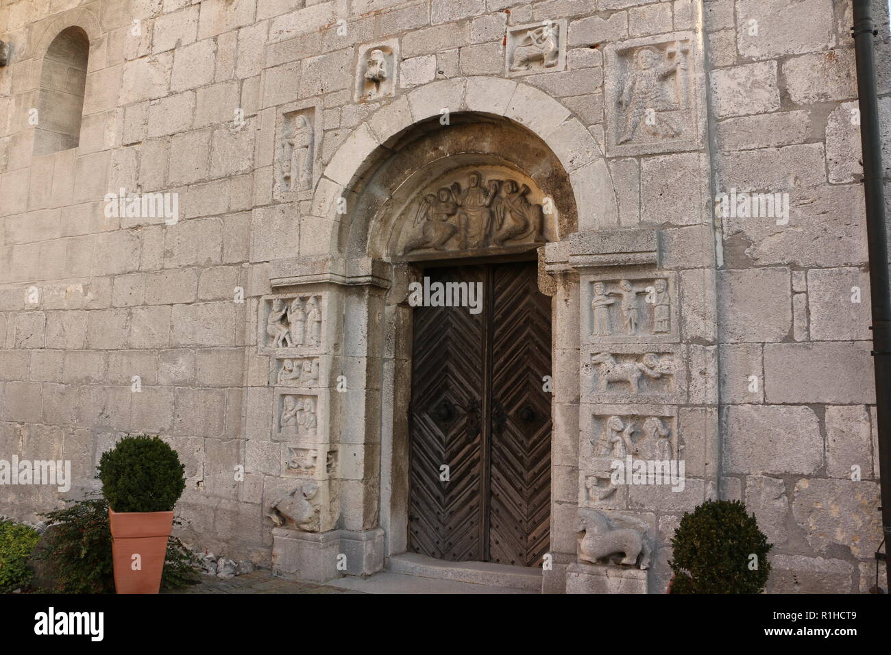 Die St. Andreas Kirche im Zentrum von Bad Gögging, commune française einem von Neustadt an der Donau im Altmühltal Banque D'Images