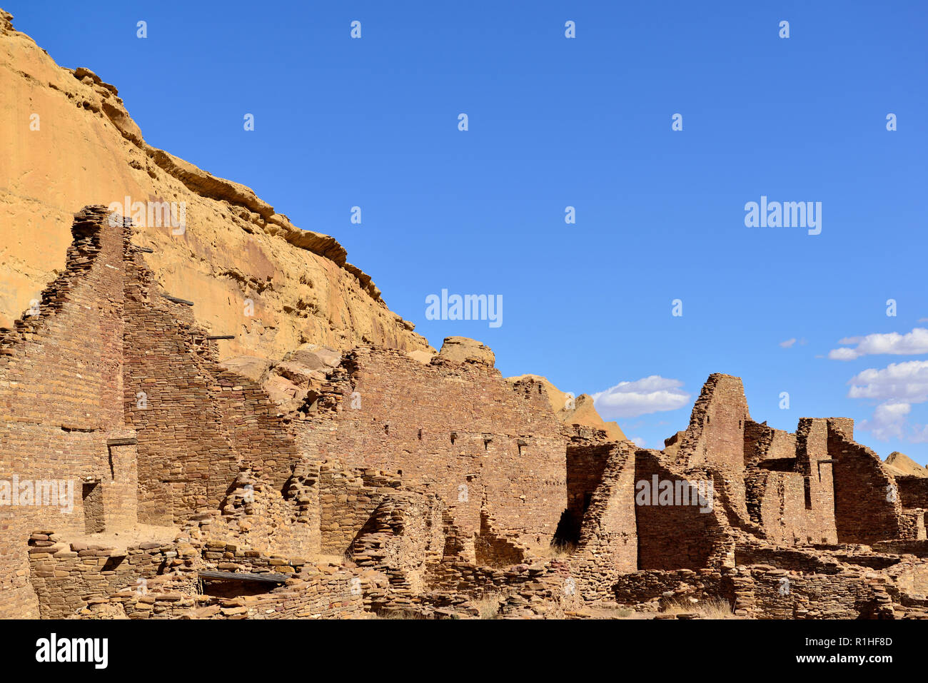 Pueblo Bonito, Chaco Canyon, Chaco Culture National Historical Park, New Mexico, USA 180926 69523  Banque D'Images