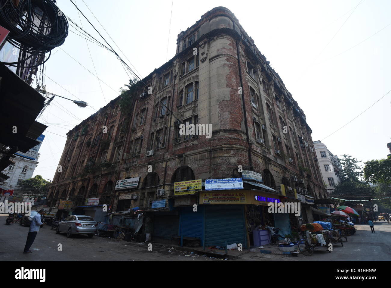 135, rue Canning, Burrabazar, Kolkata, Inde Banque D'Images