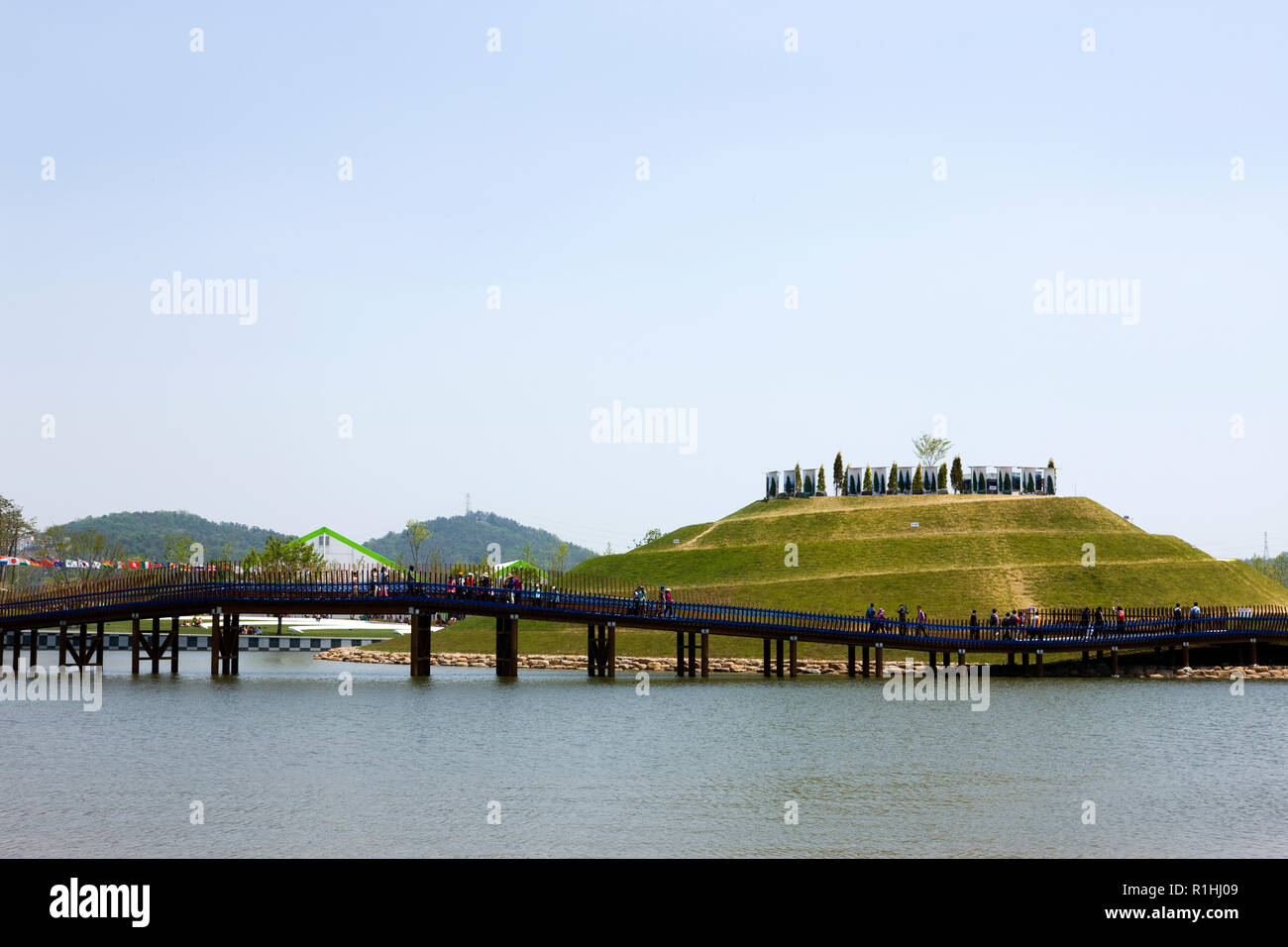 La baie de Suncheon Suncheon dans le jardin national-si, Jeollanam-do, Province de la Corée du Sud. Banque D'Images