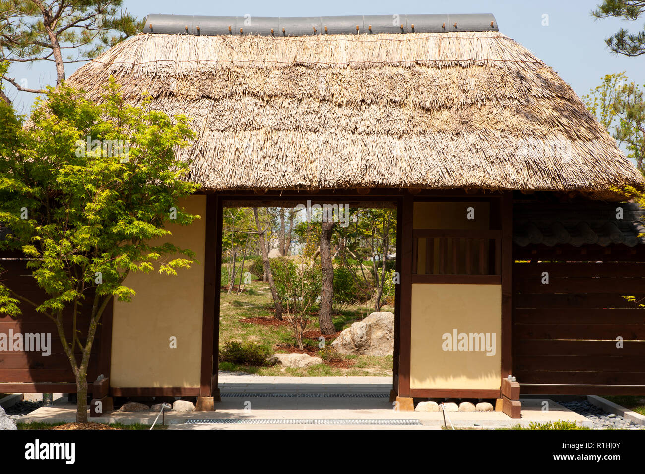 La baie de Suncheon Suncheon dans le jardin national-si, Jeollanam-do, Province de la Corée du Sud. Banque D'Images