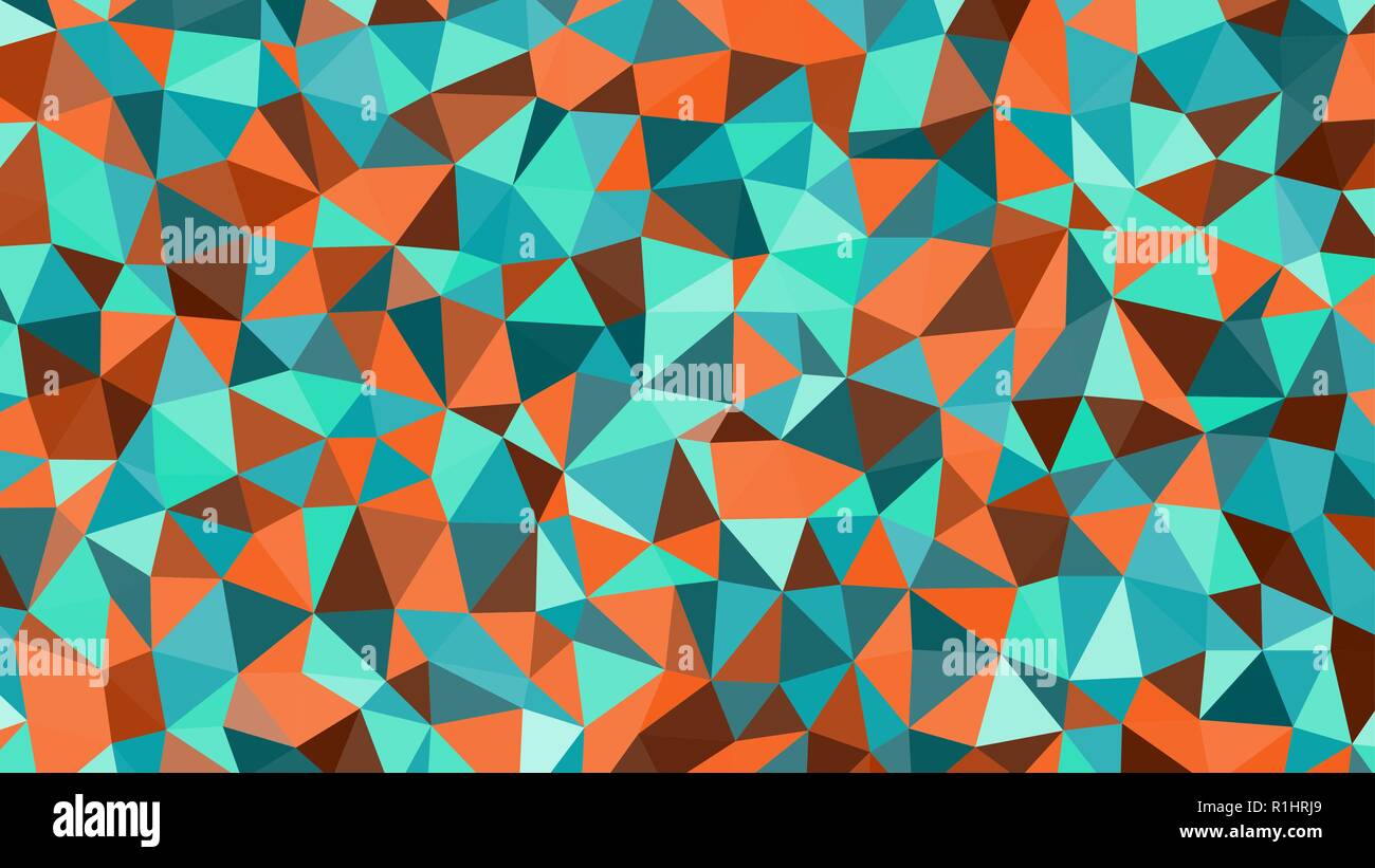 Abstract vector orange branché modèle triangulaire. Arrière-plan polygonal moderne format HD Illustration de Vecteur