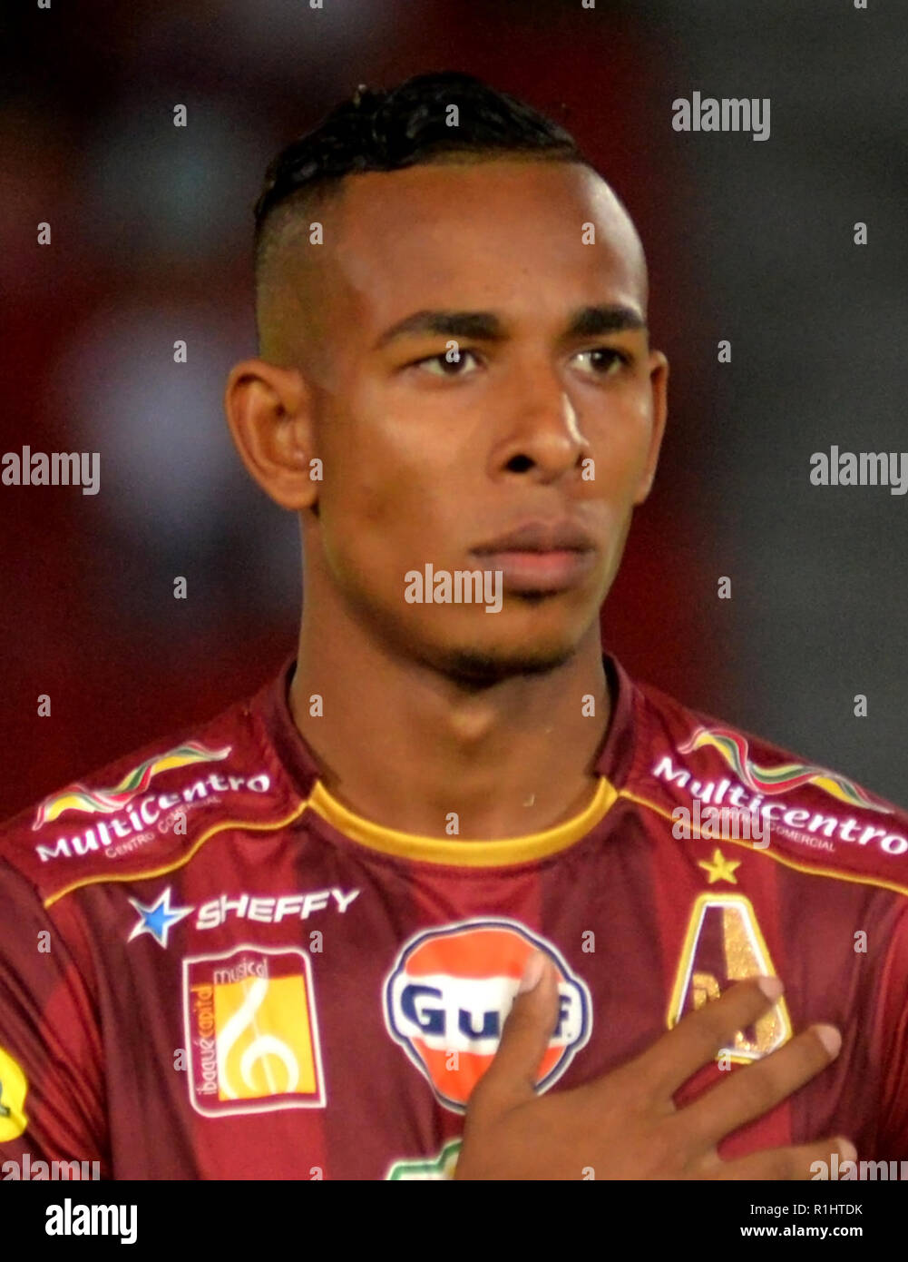 Colombie - ligue Liga Aguila I - Apertura 2018 / ( Club Deportes Tolima ) - Sebastian Villa Banque D'Images