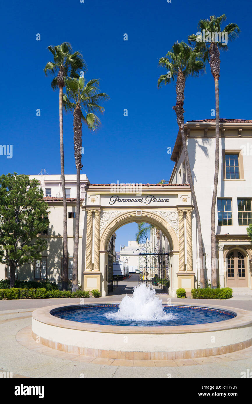 Les studios Paramount à Hollywood, États-Unis Banque D'Images