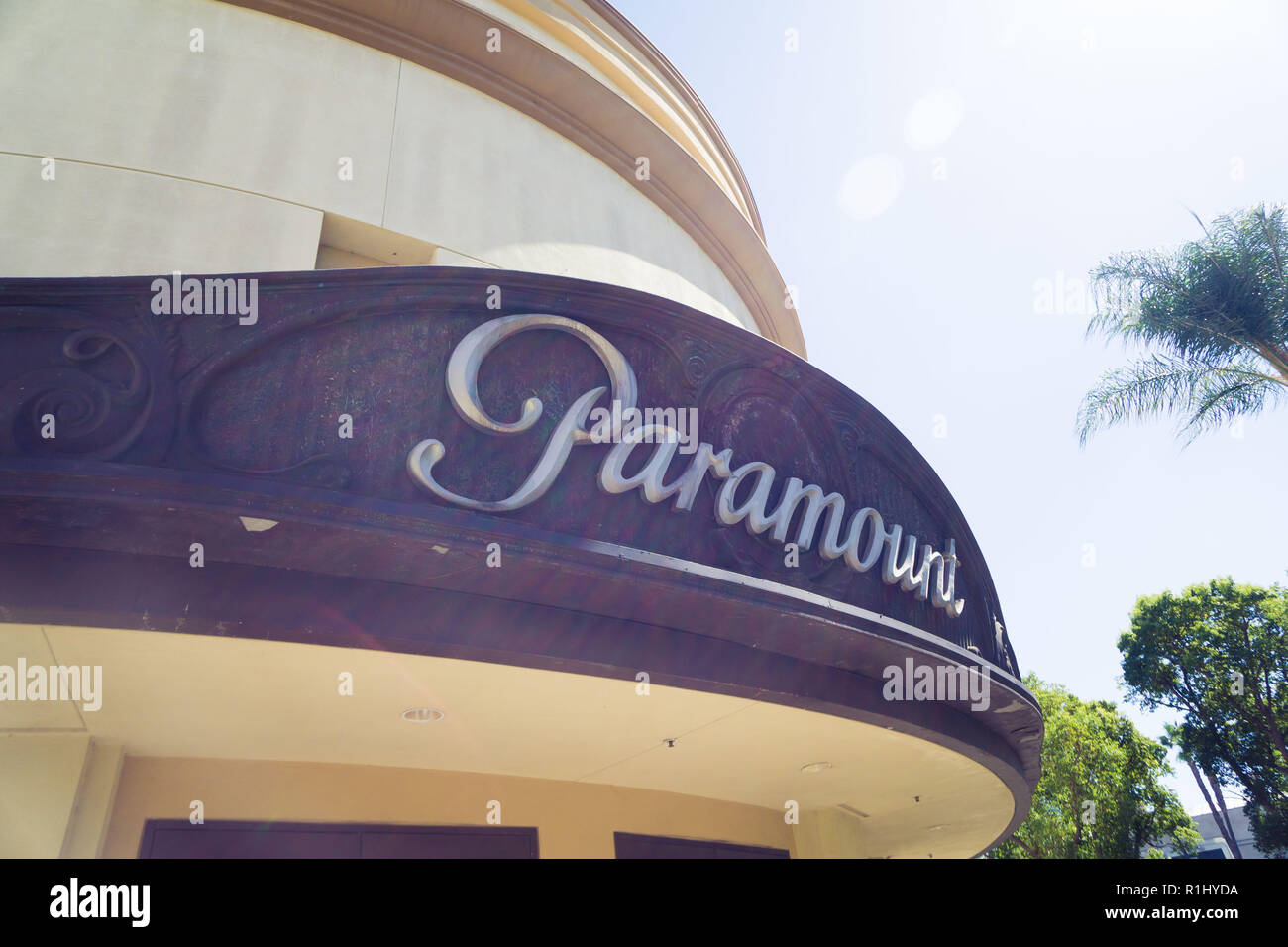 Les studios Paramount à Hollywood, États-Unis Banque D'Images
