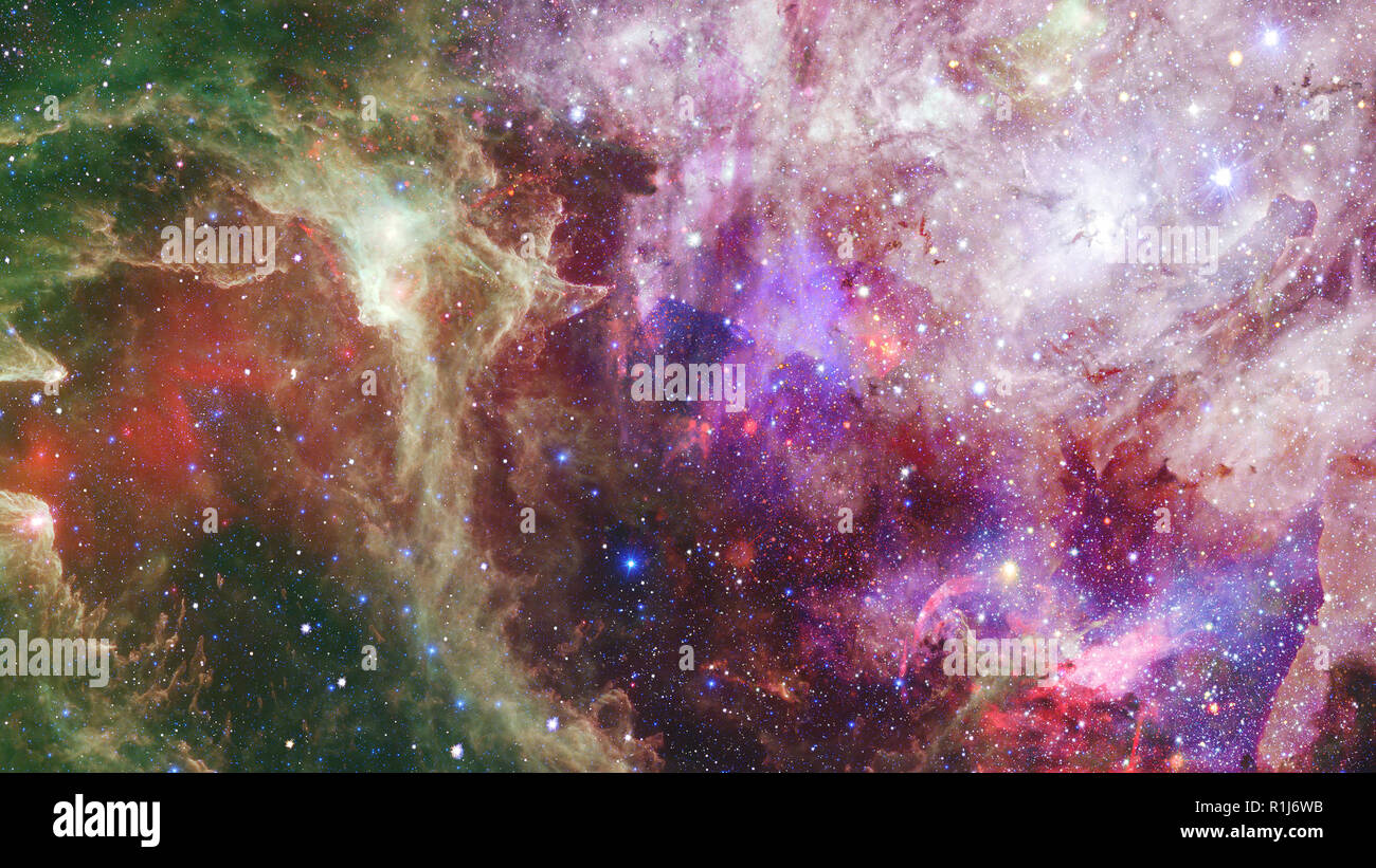 Abstract background scientifique - galaxie nébuleuse et dans l'espace. Éléments de cette image fournie par la NASA Banque D'Images