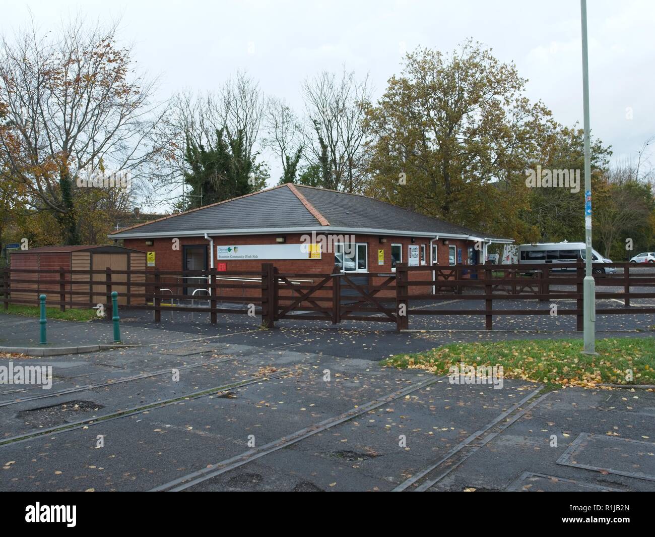 Braunton un village anglais dans le Nord du Devon UK Banque D'Images