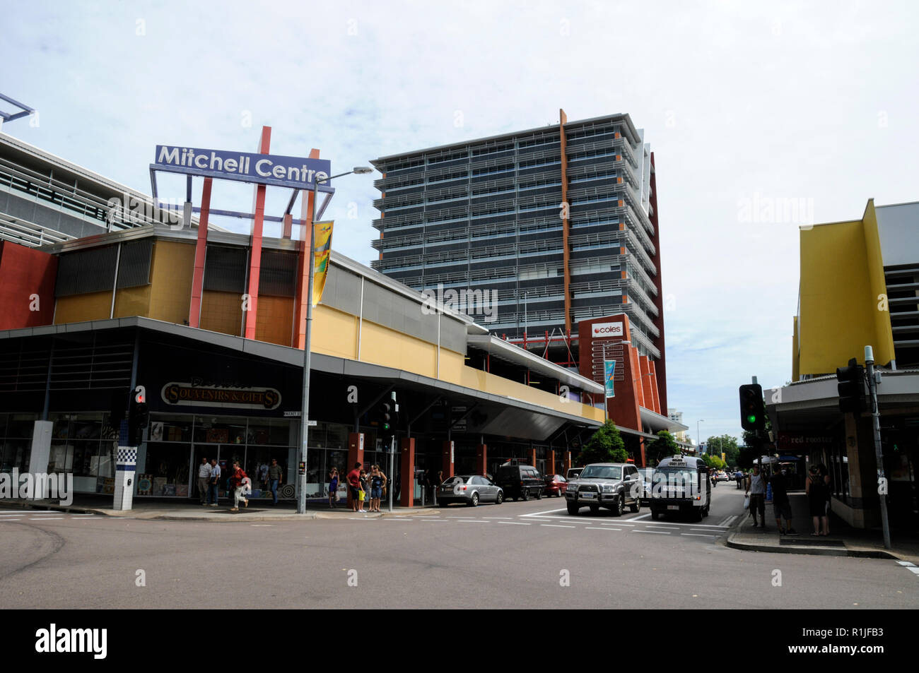 Le centre commercial de Mitchell dans la région de Mitchell Street, Darwin, Australie Banque D'Images