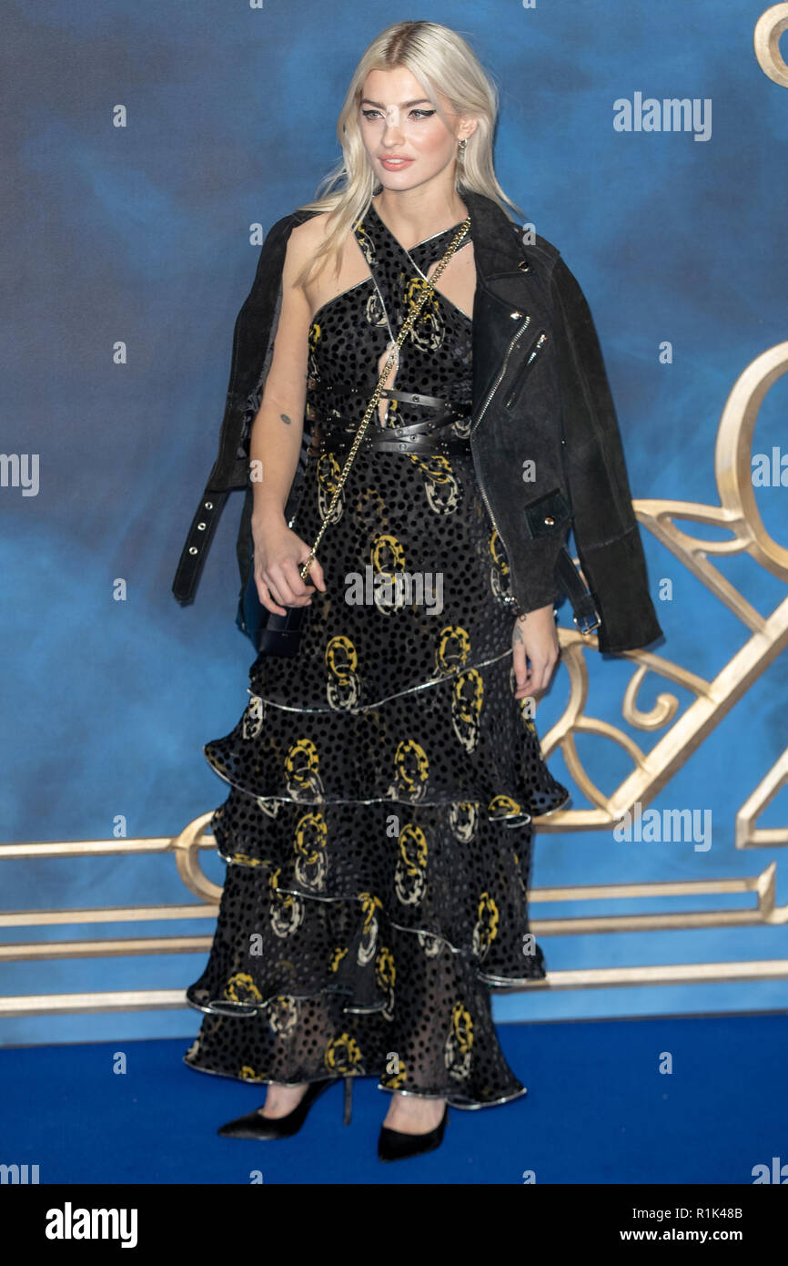 Londres, le 13 novembre, 2018. Guest assiste à la première du film 'Les Animaux Fantastiques : les crimes de Grindelwald' dans Leicester square le 13 novembre 2018, l'Angleterre.© Jason Richardson / Alamy Live News Banque D'Images