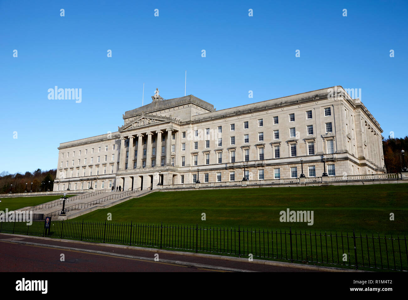 Édifices du Parlement Stormont belfast Irlande du Nord Banque D'Images