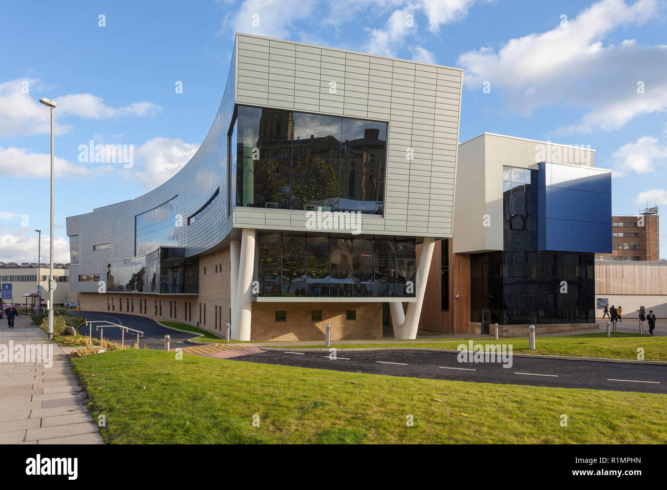 Le Creative Arts Building à l'Université De Huddersfield dans le West Yorkshire Banque D'Images