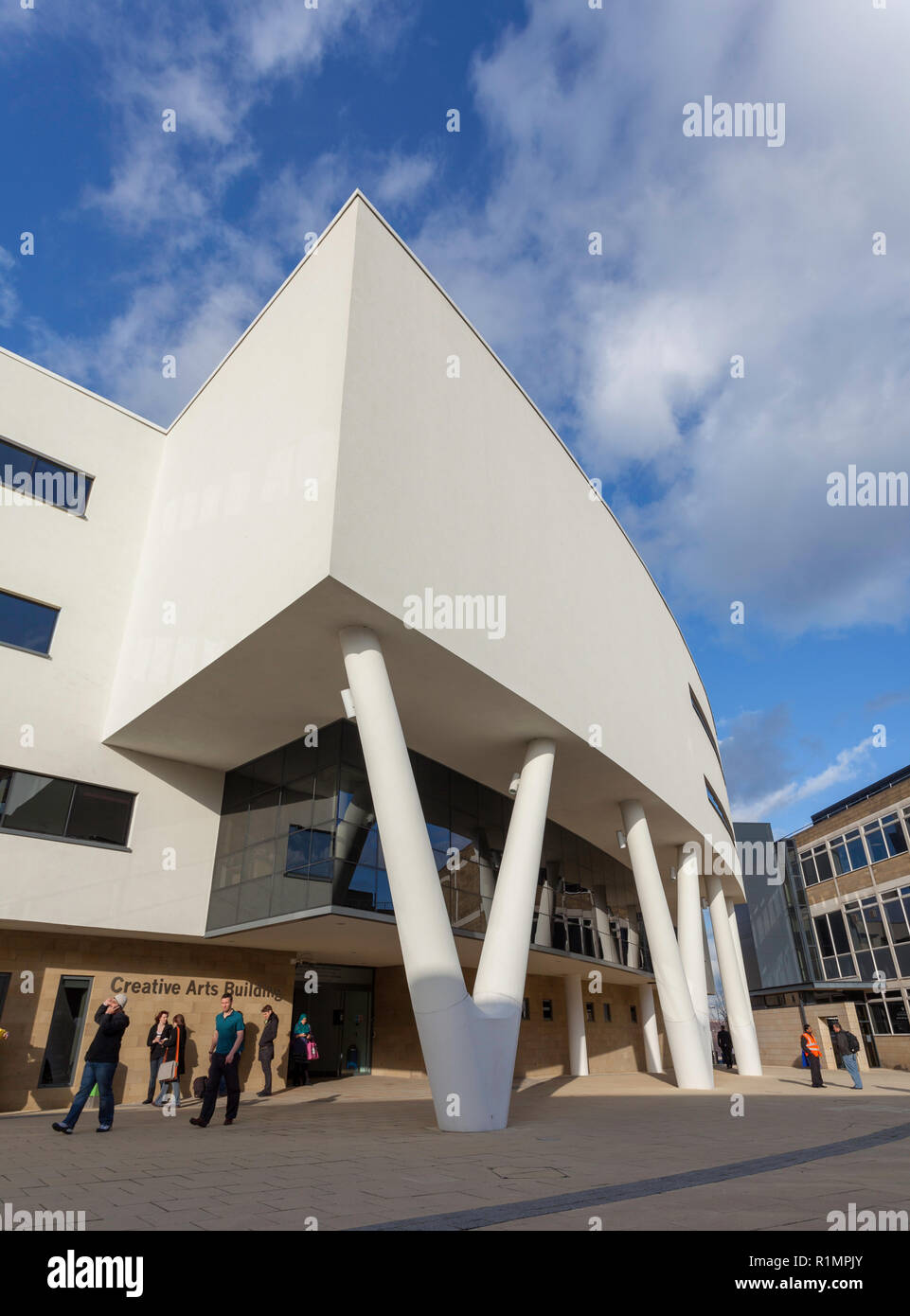 Le Creative Arts Building à l'Université De Huddersfield dans le West Yorkshire Banque D'Images