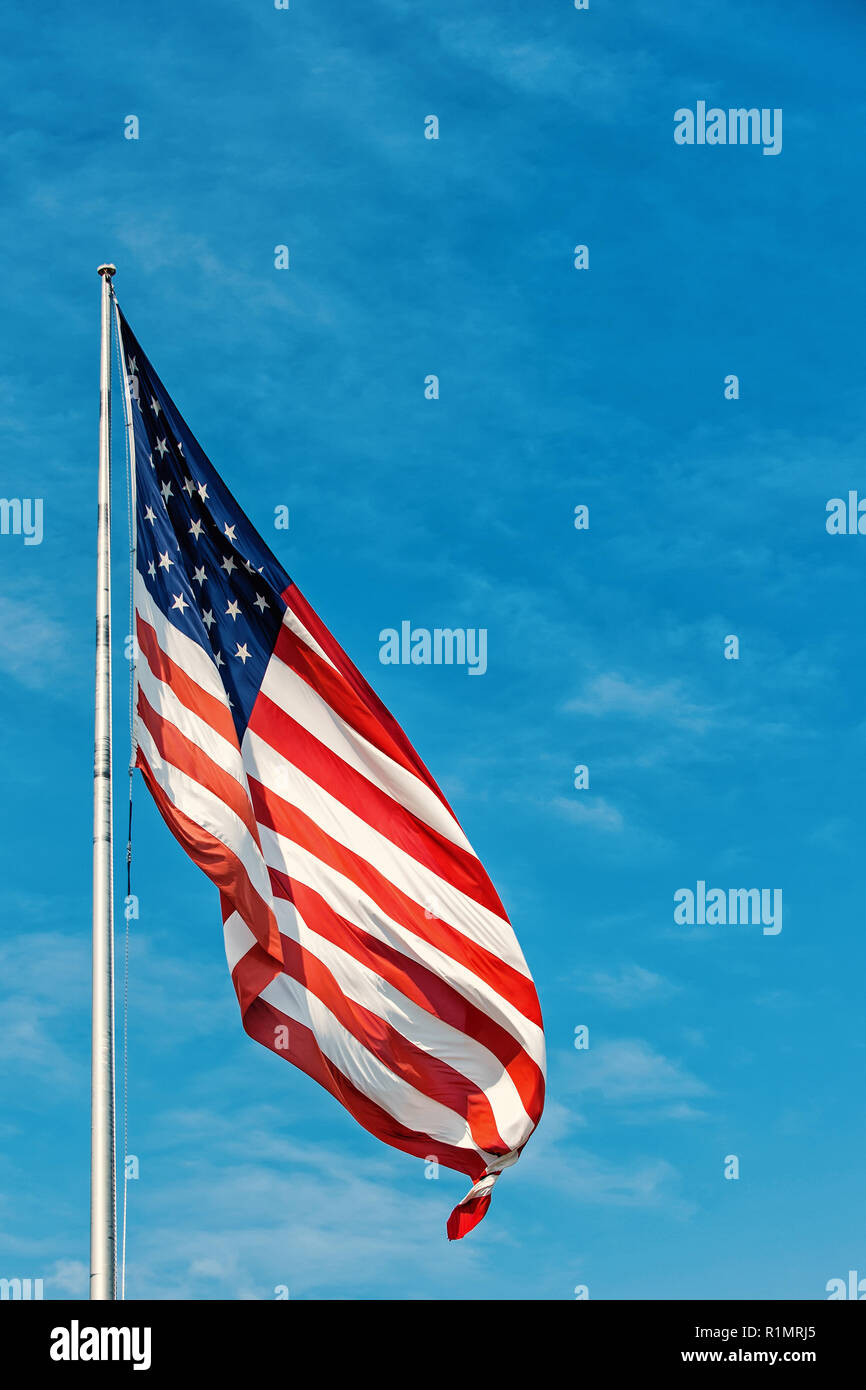 Le drapeau américain : symbole de liberté et de fierté nationale