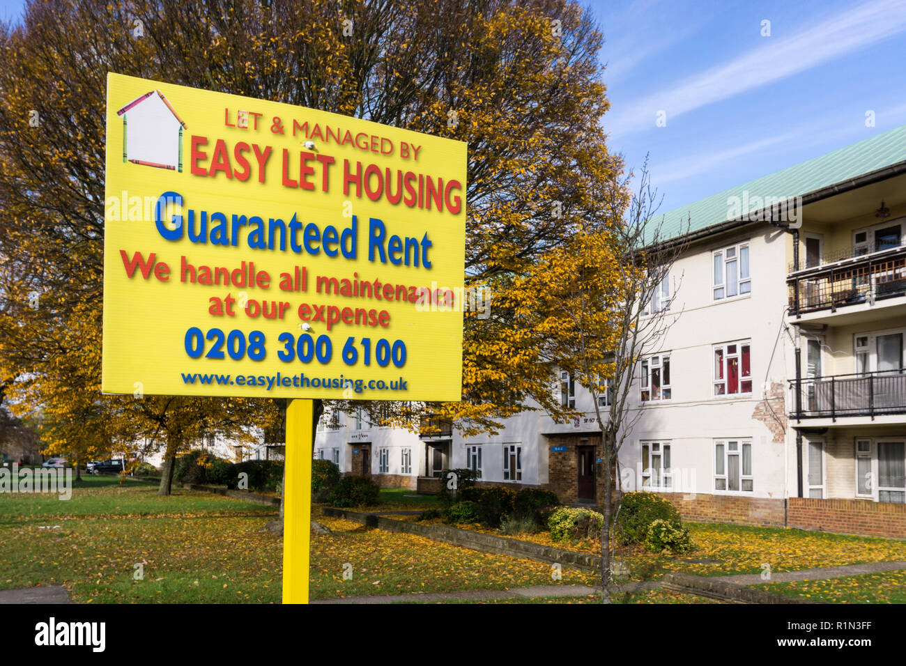 Inscrivez-vous pour laisser facile Immobilier propriété à bail et la gestion immobilière agents à Bromley, dans le sud de Londres. Banque D'Images
