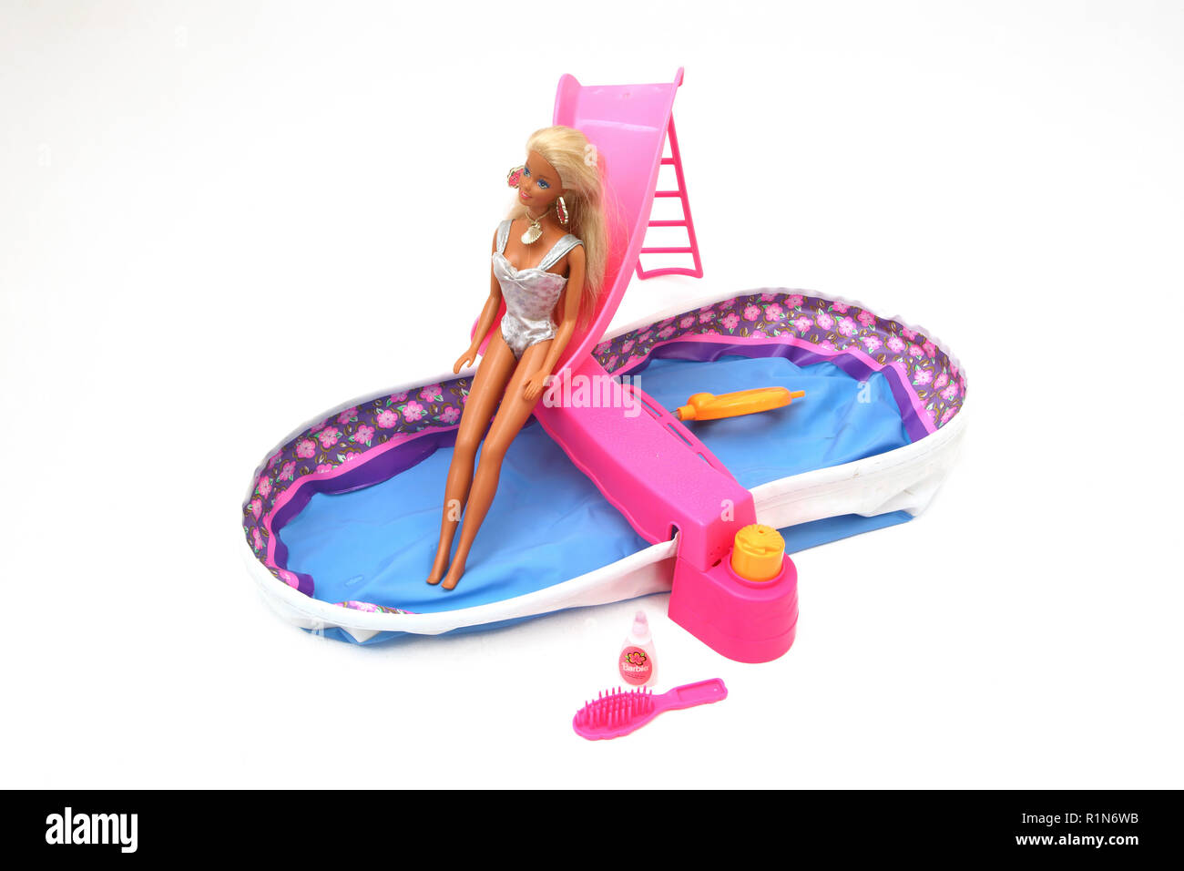 Vintage des années 90, Barbie Splash Tropical Banque D'Images