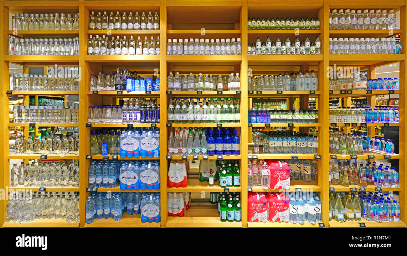 Vue de La Grande Epicerie du bon marche, une épicerie gastronomique sur la Rive Gauche rive gauche à Sèvres Babylone, Paris, France. Banque D'Images