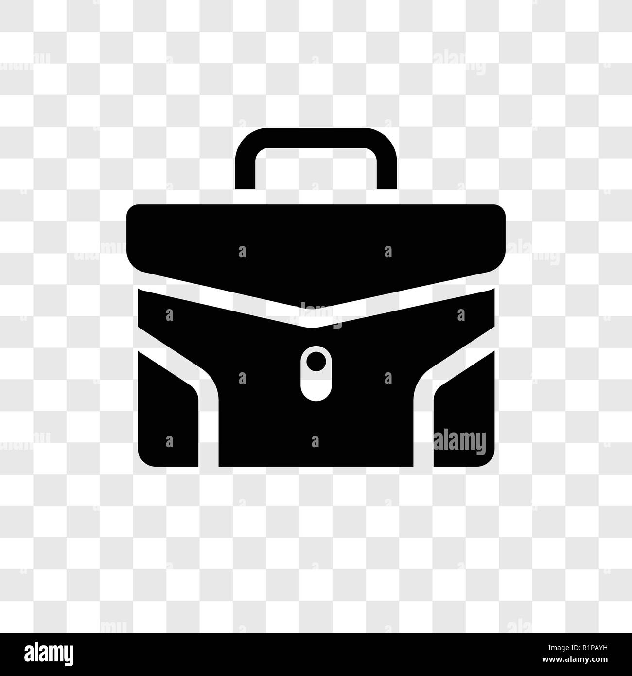 Icône vecteur valise isolé sur fond transparent, Suitcase transparence  concept logo Image Vectorielle Stock - Alamy