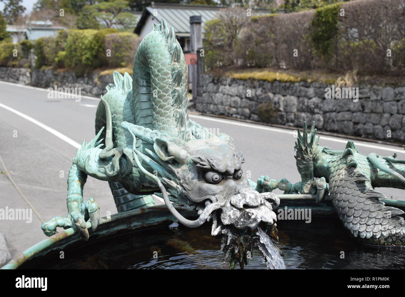 Vues du Japon et dragon pagode et jardin de Shinjuku Gyoen tokio Banque D'Images