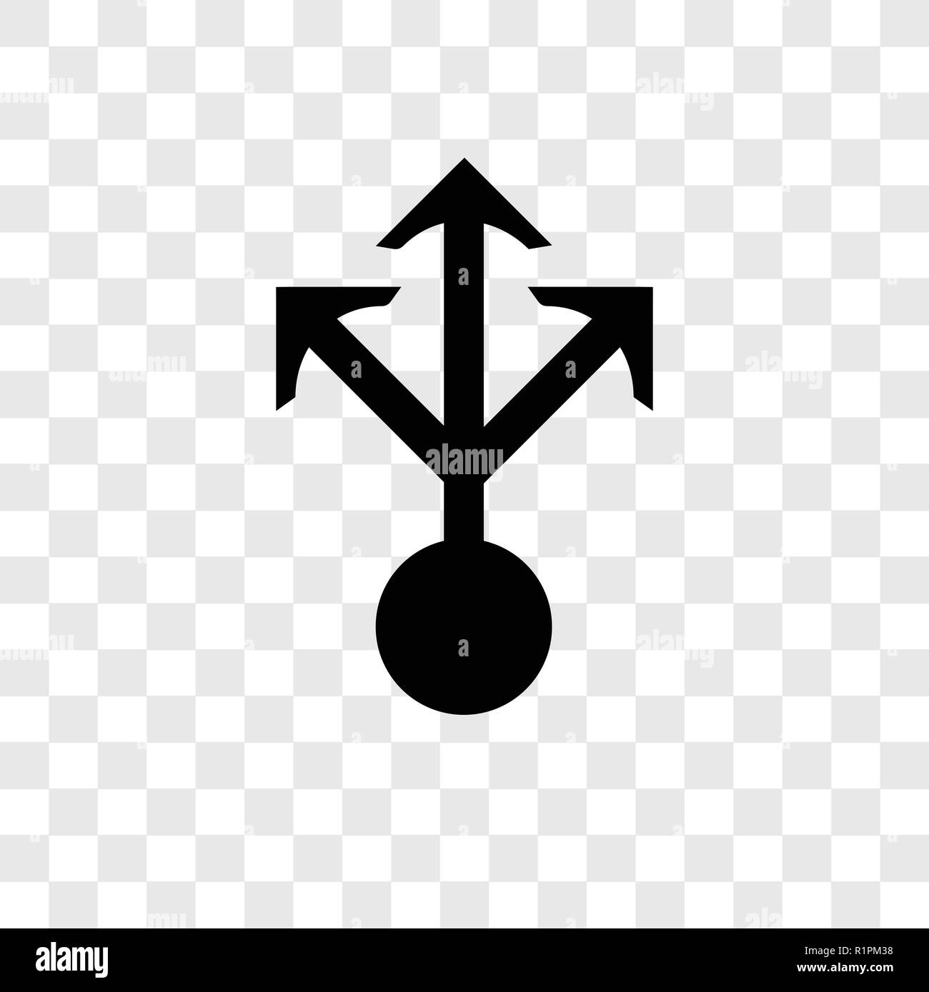 Multiplier l'icône vecteur isolé sur fond transparent, multiplier la transparence concept logo Illustration de Vecteur