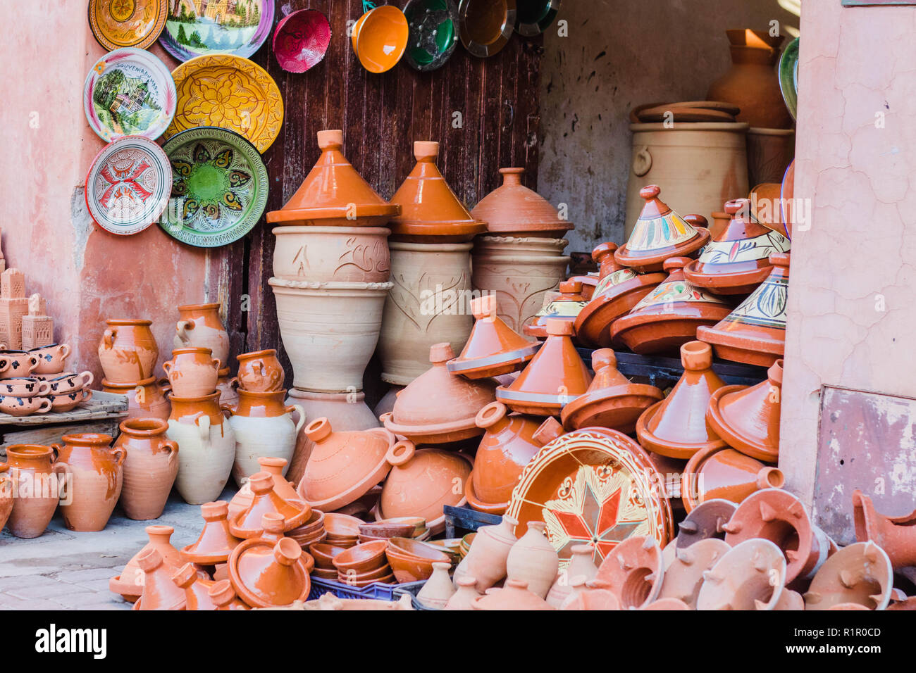 La poterie, Marrakech Banque D'Images