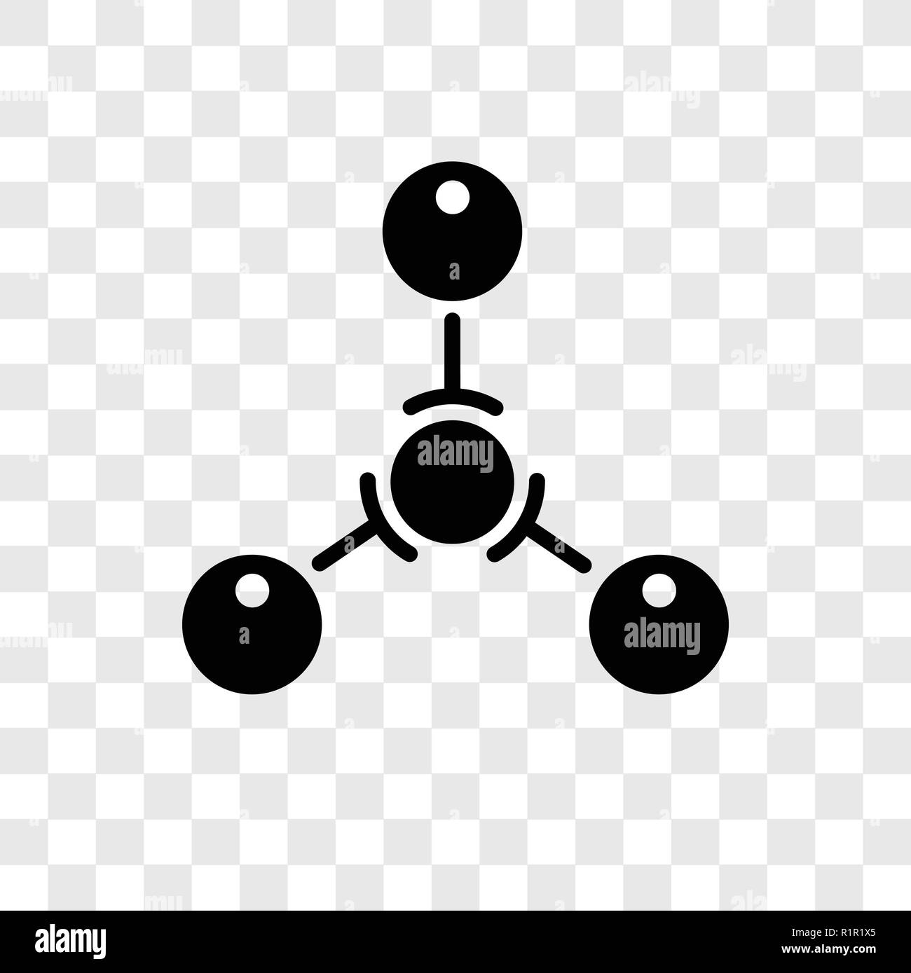 Les médias sociaux l'icône vecteur isolé sur fond transparent, la transparence des médias sociaux concept logo Illustration de Vecteur