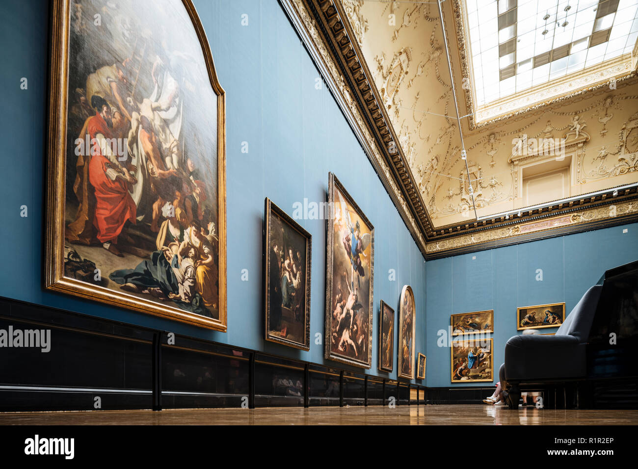 Intérieur du Kunsthistorisches Museum Wien Histoire de l'Art Museum, Vienne, Autriche Banque D'Images