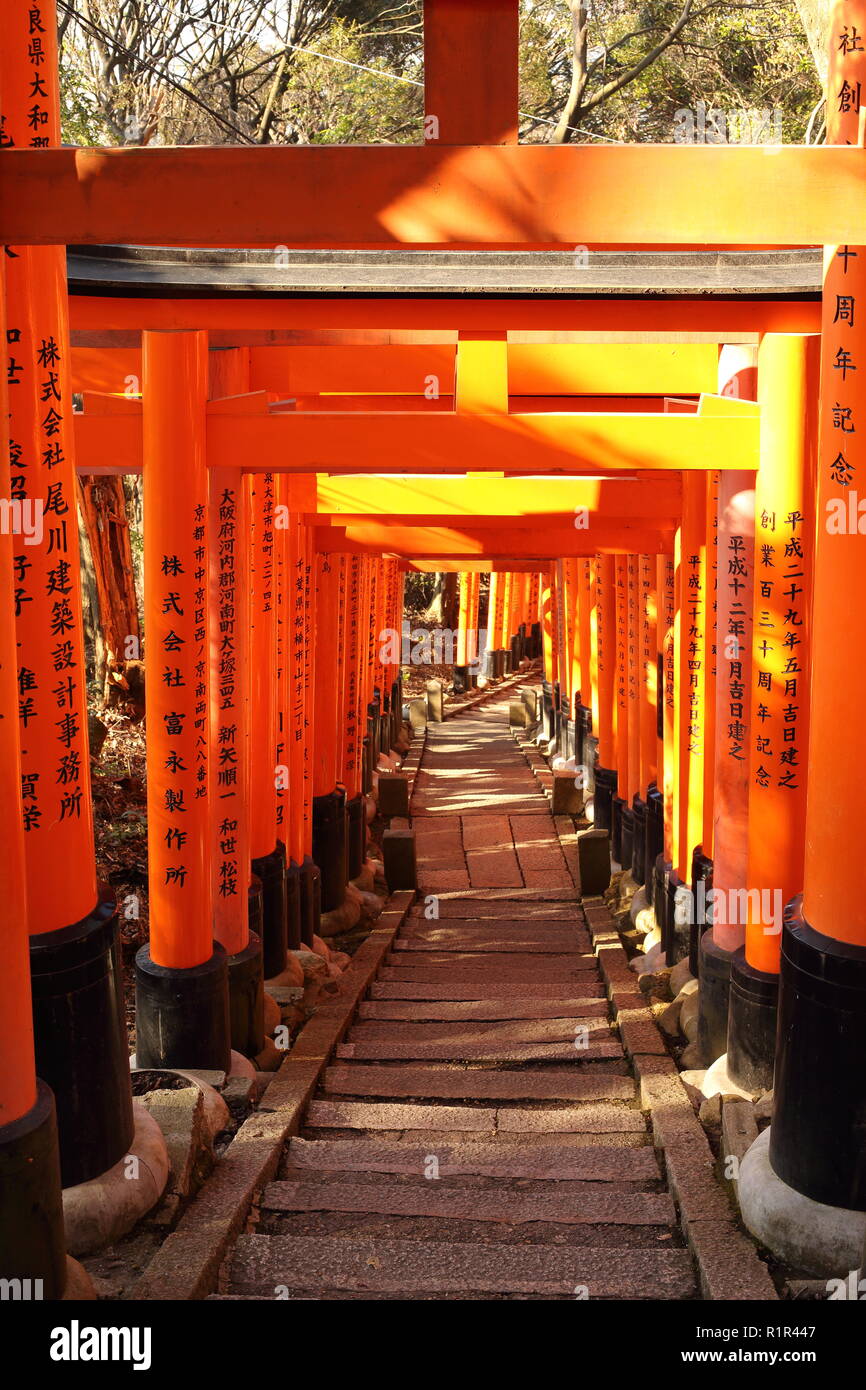 Portes Rouges Sans Fin Banque D Image Et Photos Alamy