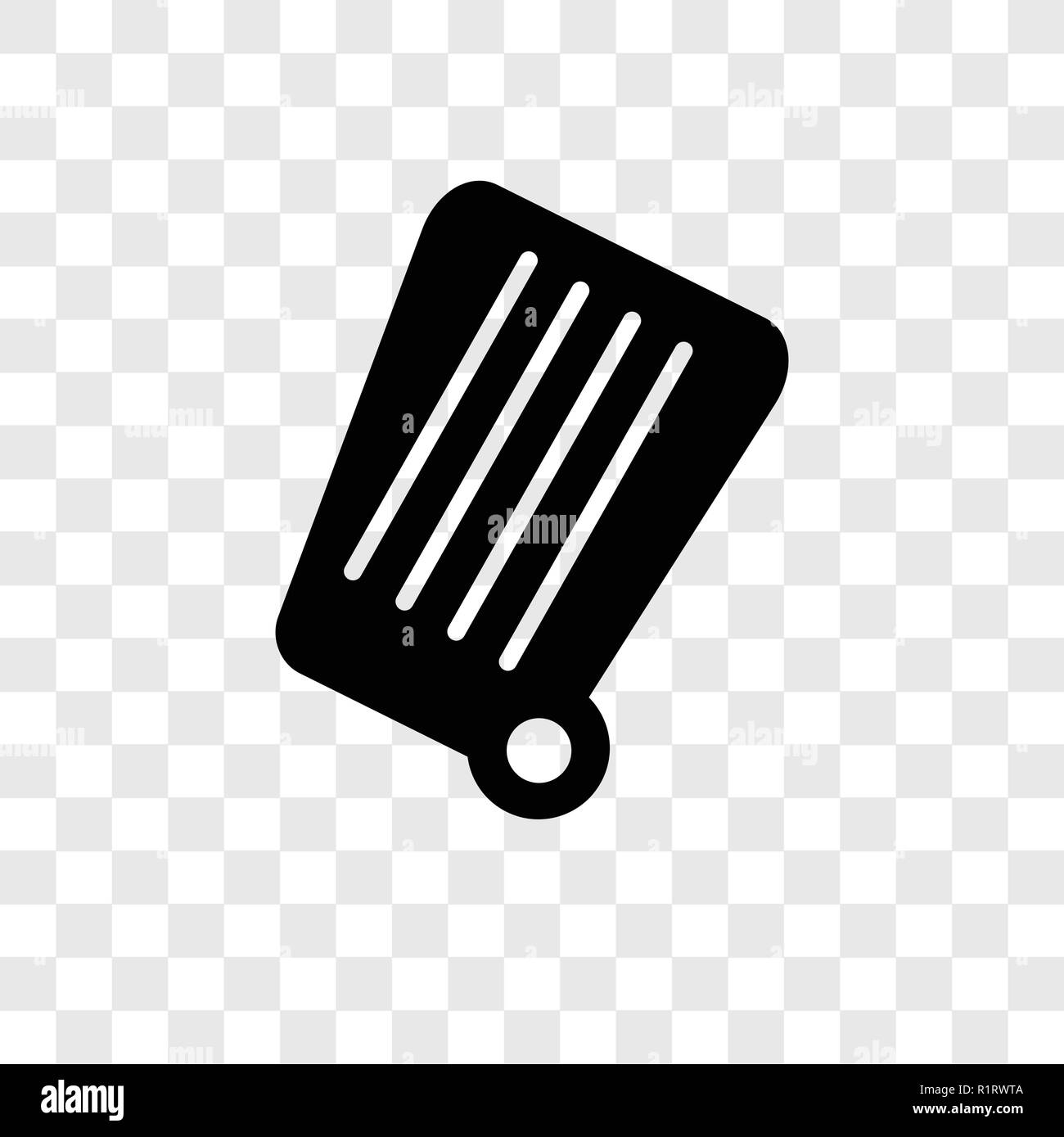 Icône vecteur déchets isolé sur fond transparent, la transparence des ordures concept logo Illustration de Vecteur