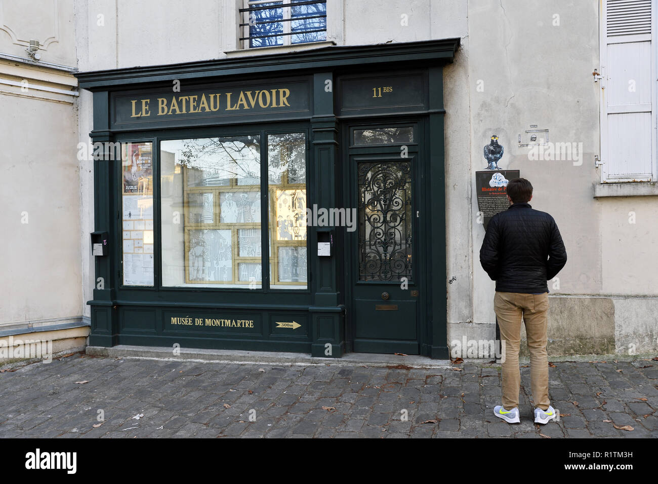 Le Bateau Lavoir - Montmartre - Paris - France Banque D'Images