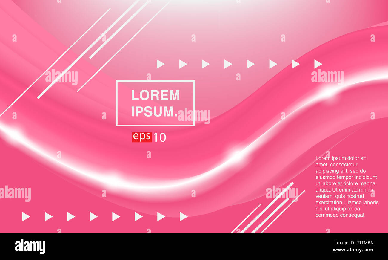 Résumé fond futuriste forme liquide page d'illustration modèle abstrait Banque D'Images