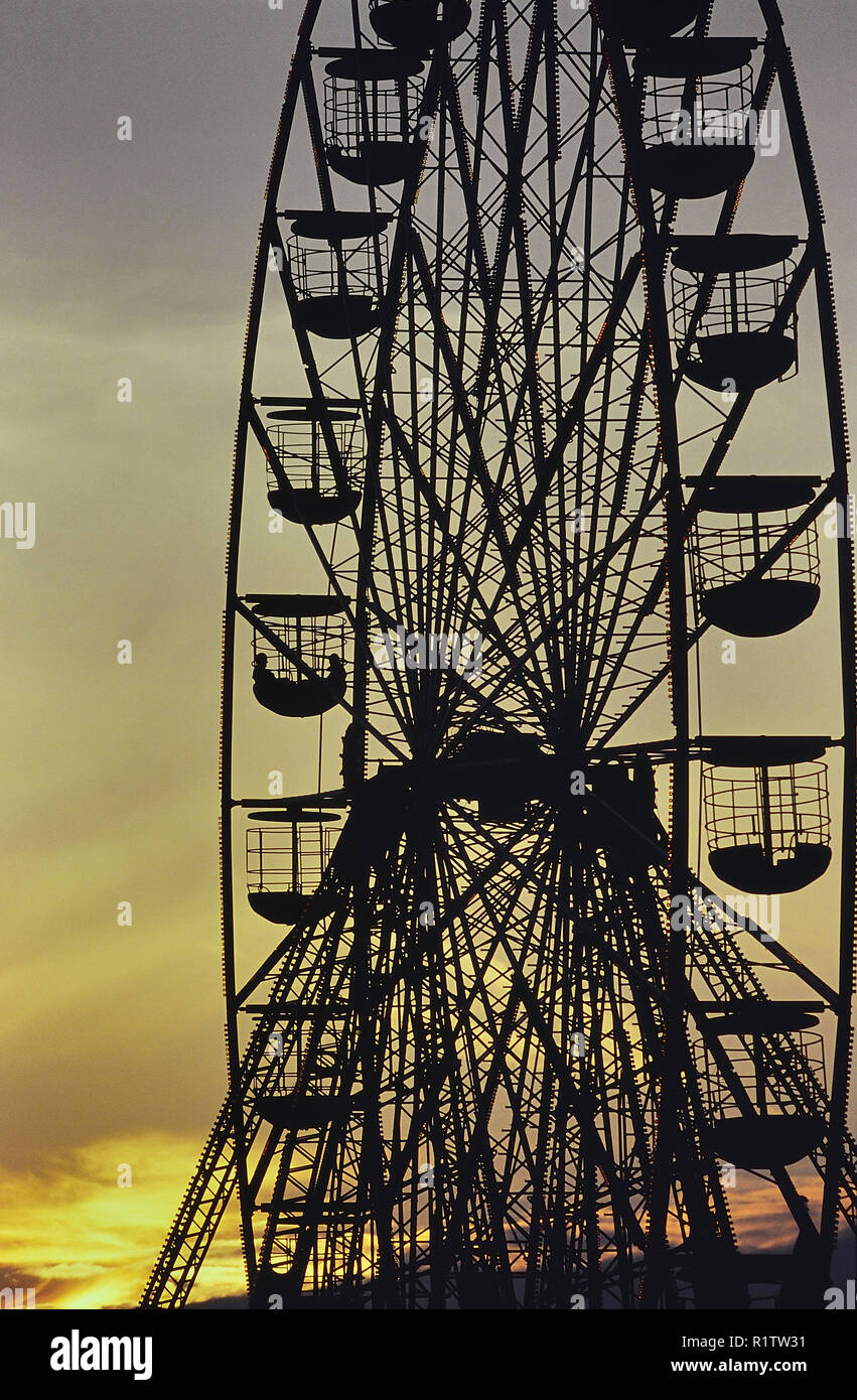 Grande Roue, Central Pier, Blackpool, Lancashire, England, UK Banque D'Images