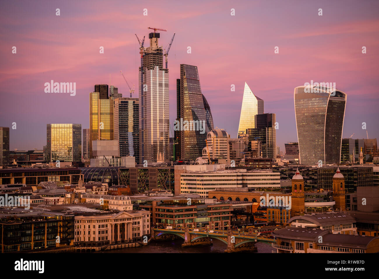 Skyline de Londres Banque D'Images