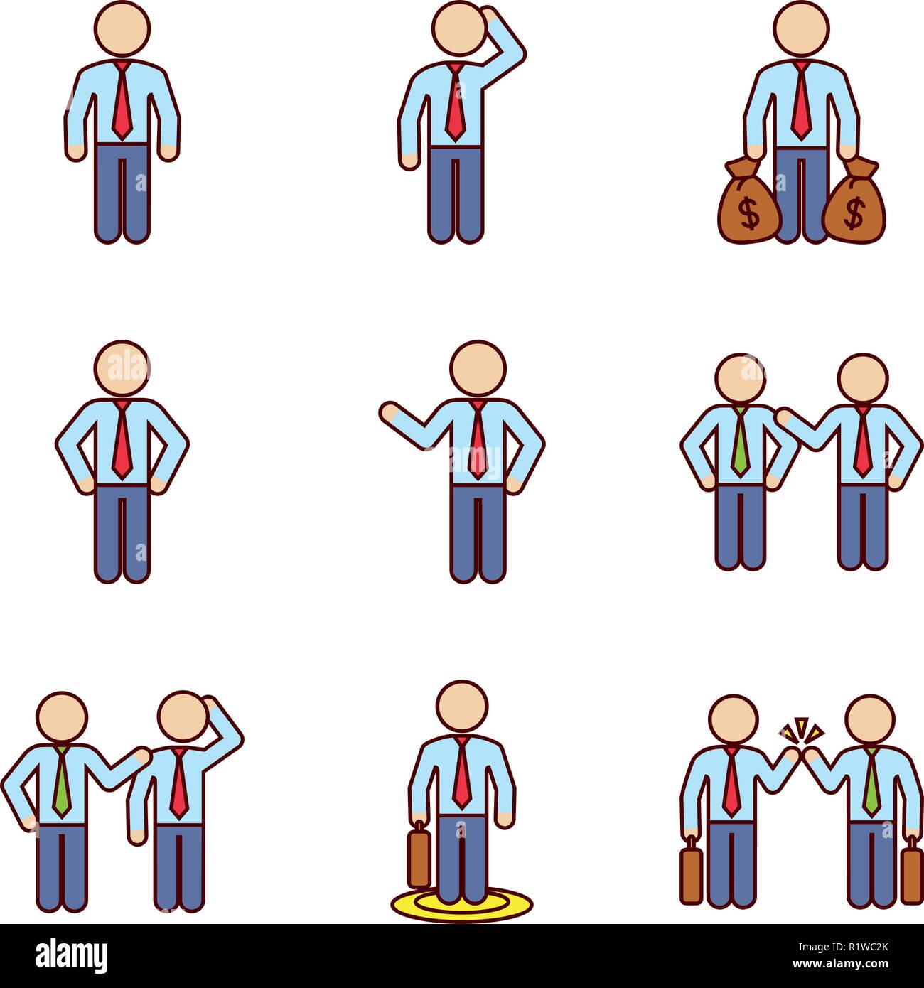 Homme d’affaires Illustration de Vecteur