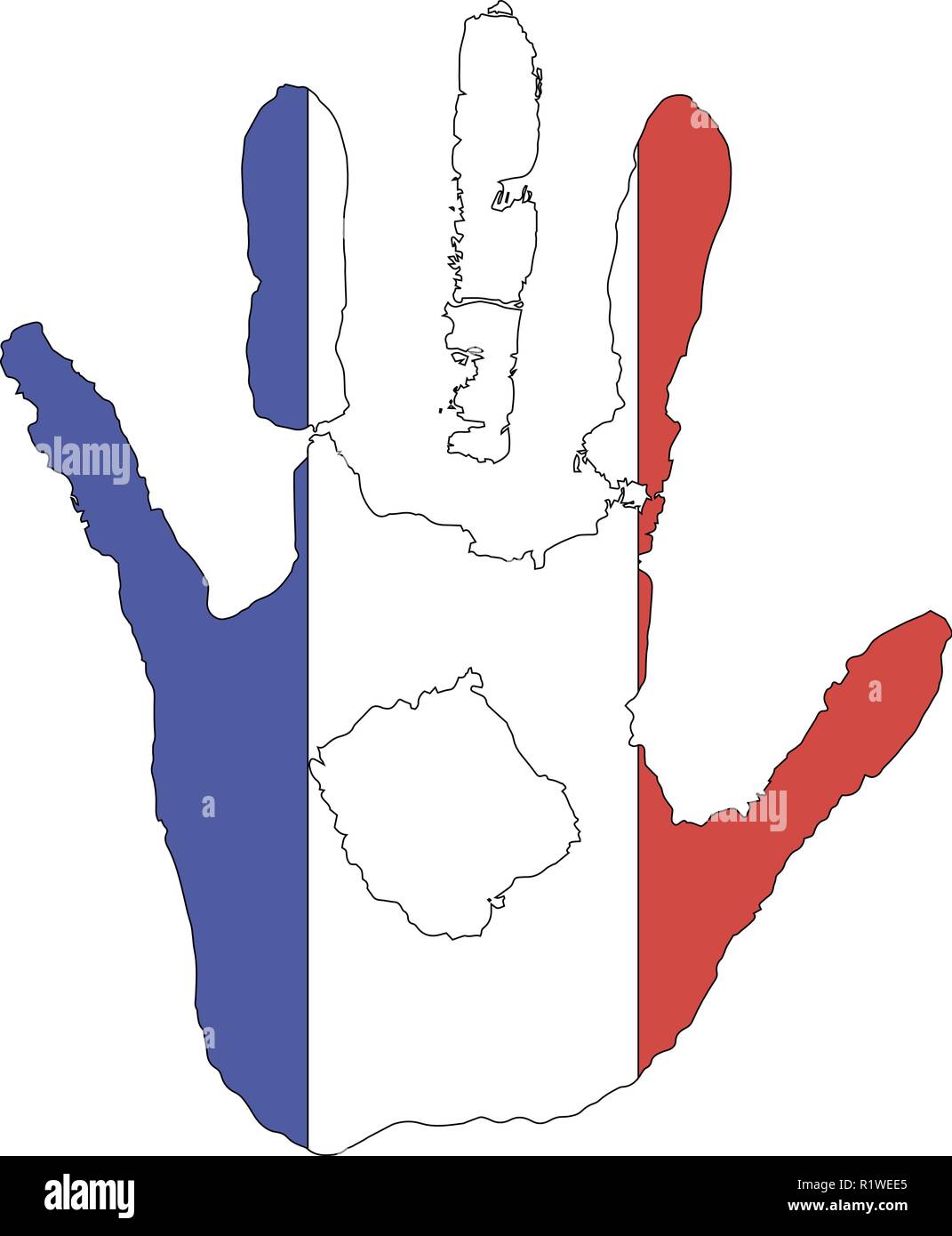 Bleu Blanc Rouge Couleur Du Drapeau Vecteur Handprint Sous Forme De Pavillon De La France Image Vectorielle Stock Alamy Bleu Blanc Rouge Couleur Du Drapeau Vecteur Handprint Sous Forme De Pavillon De La France Image Vectorielle Stock Alamy