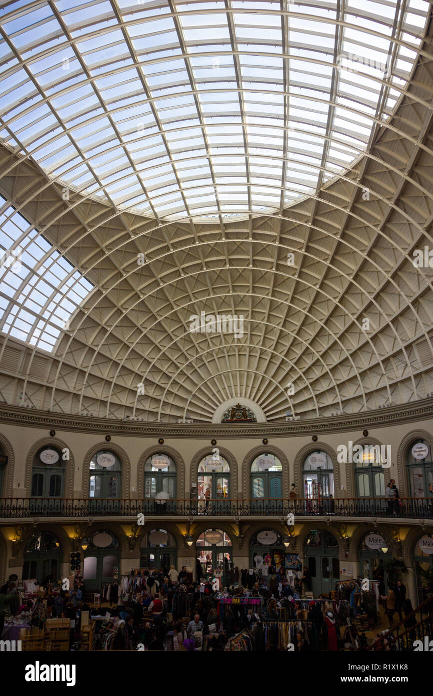 Leeds/Angleterre - 16 mai 2014 : Leeds intérieur Corn Exchange Banque D'Images